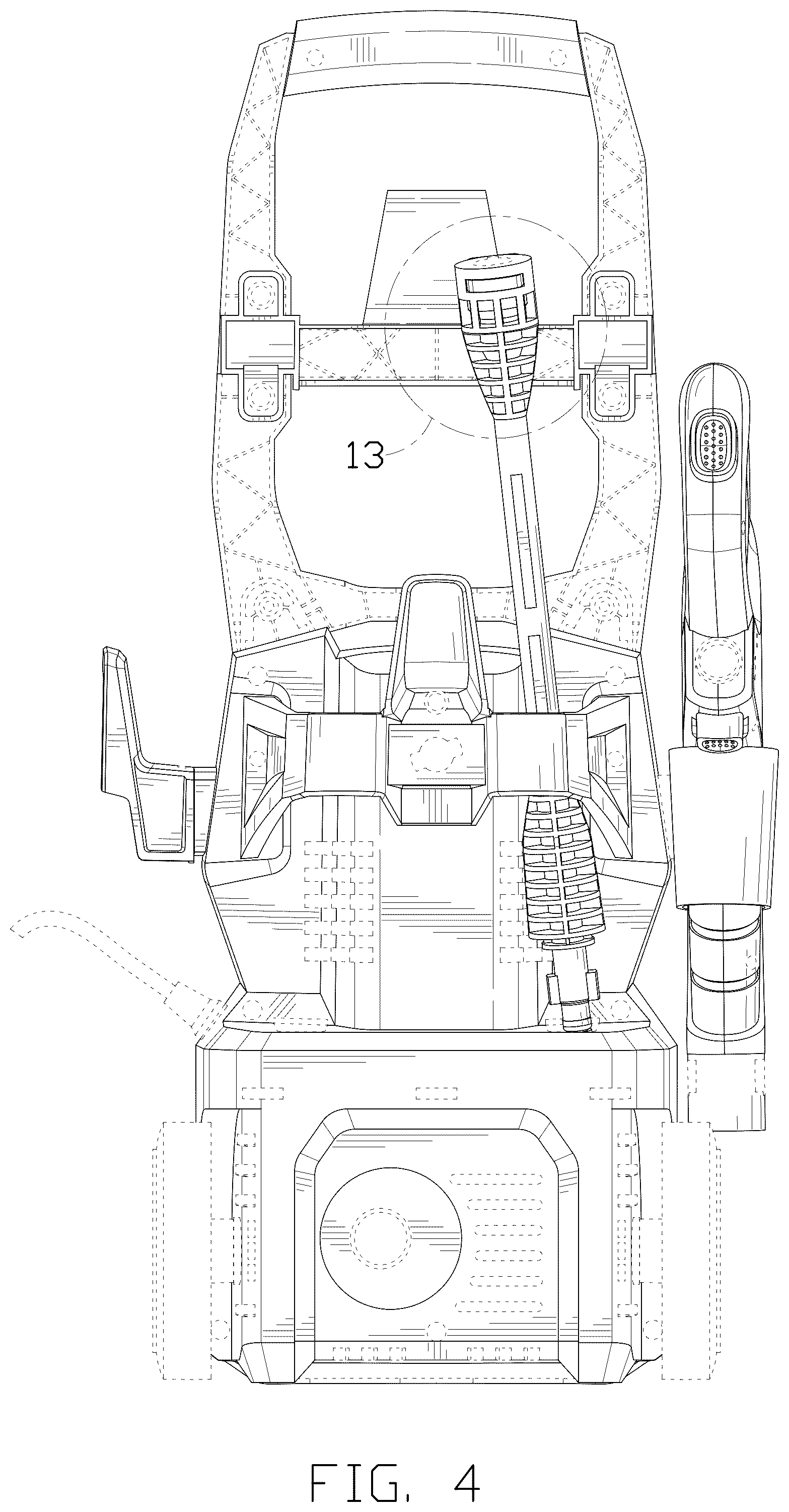 Patent USD1078199 Figure 4 – Electric pressure washer