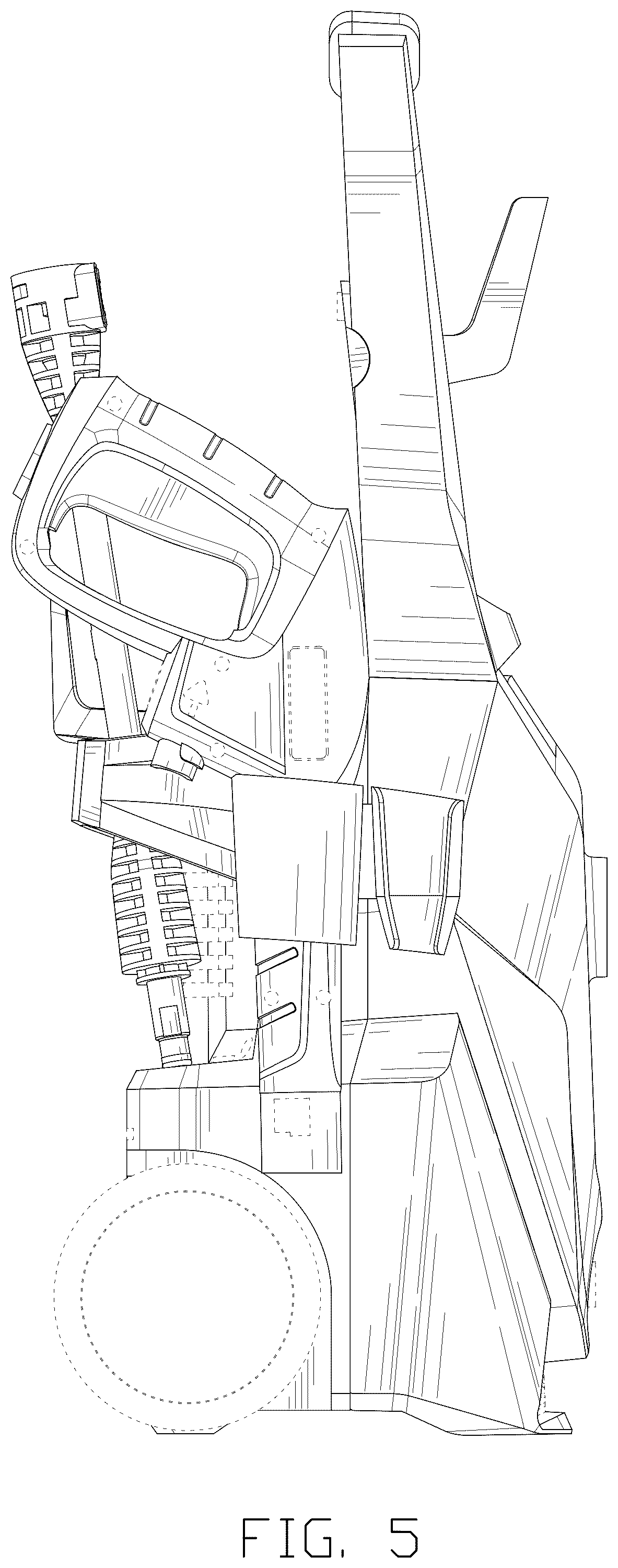 Patent USD1078199 Figure 5 – Electric pressure washer