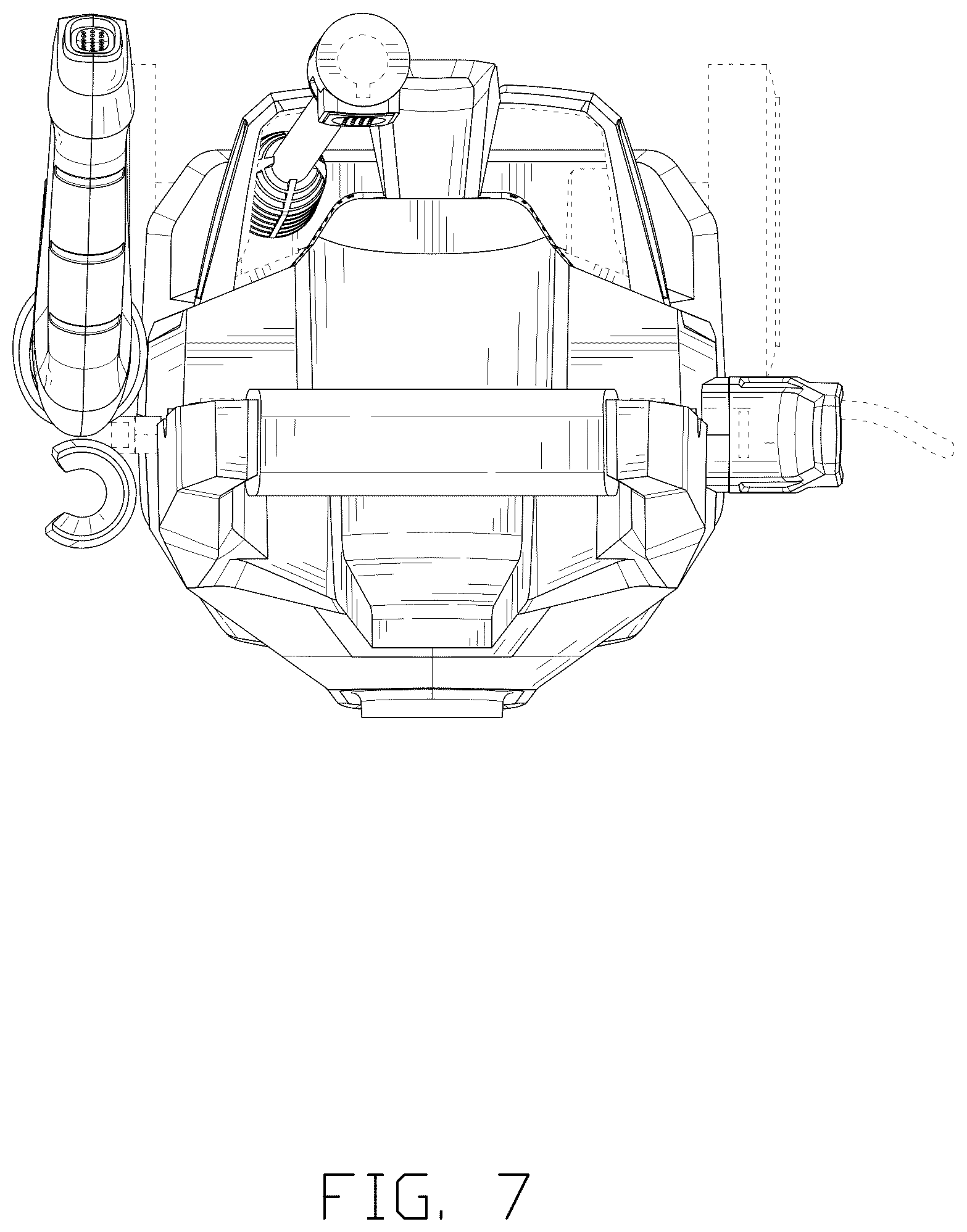 Patent USD1078199 Figure 7 – Electric pressure washer