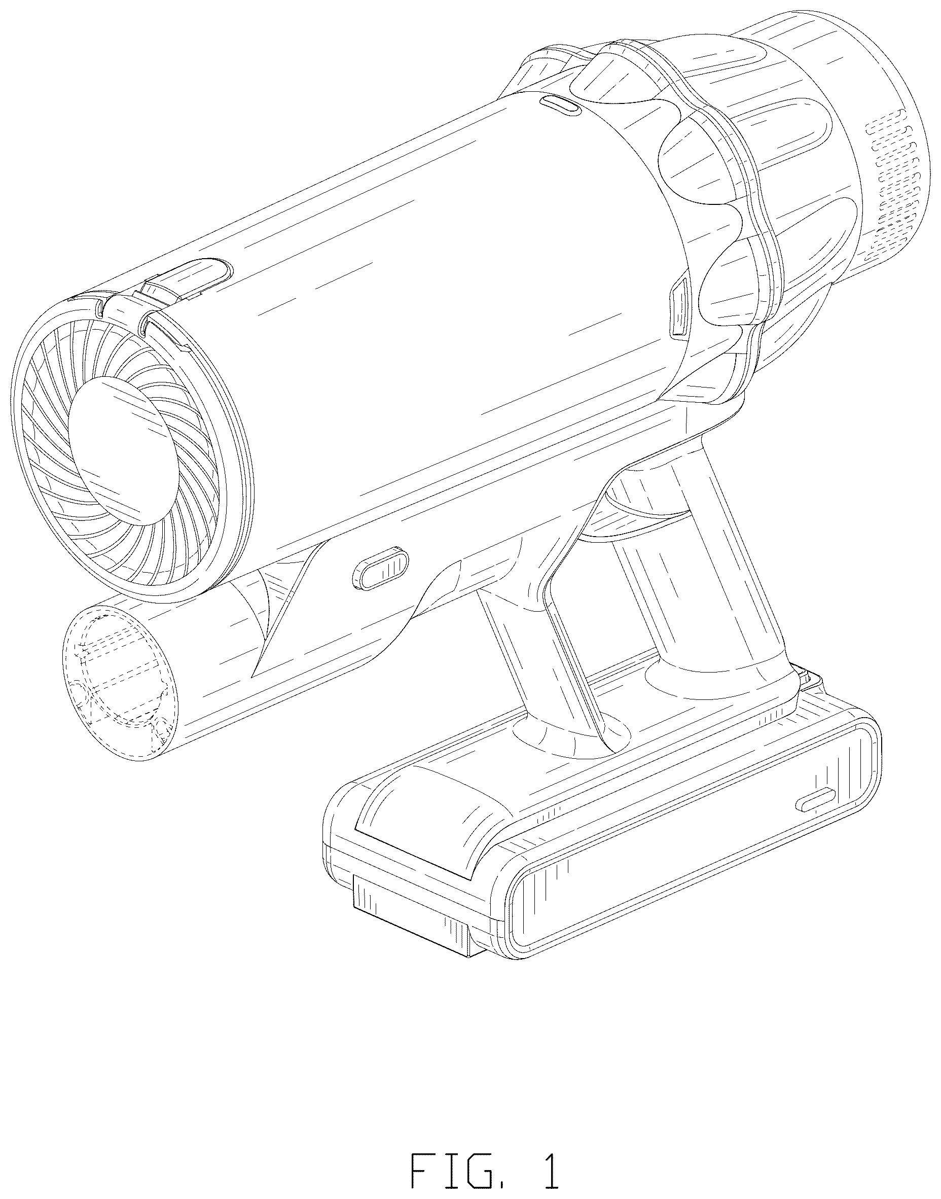 Patent USD1078200 Figure 1 – Vacuum cleaner