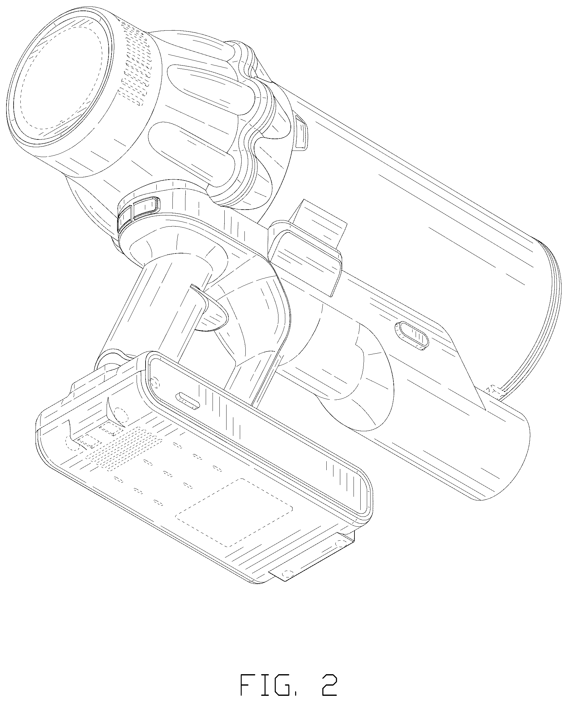 Patent USD1078200 Figure 2 – Vacuum cleaner