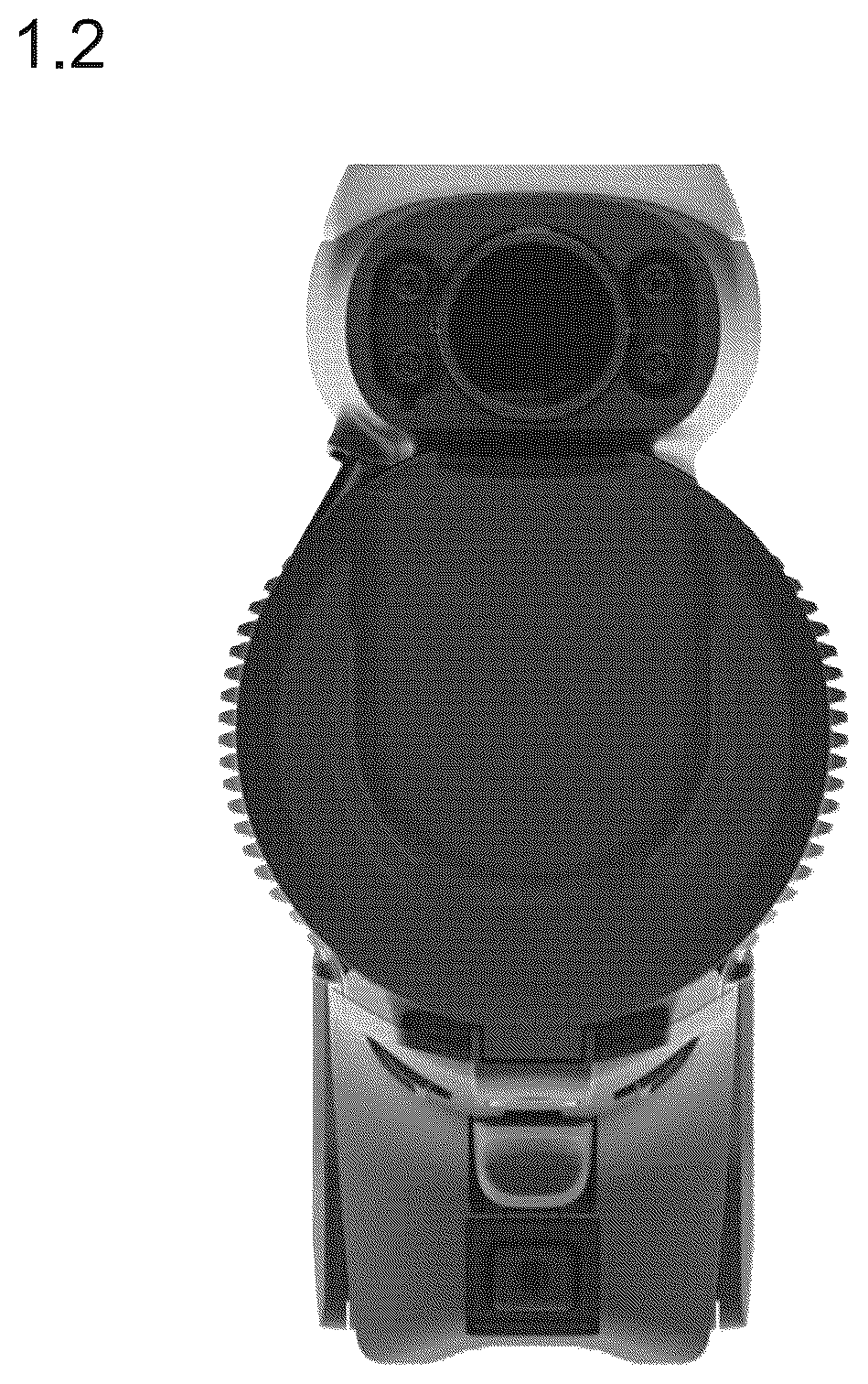 Patent USD1078201 Figure 2 – Handheld vacuum cleaner