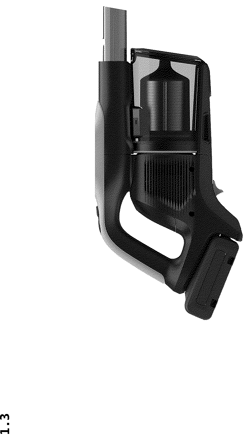 Patent USD1078201 Figure 3 – Handheld vacuum cleaner
