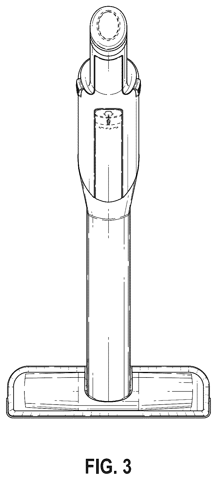 Patent USD1078202 Figure 3 – Wand vacuum assembly