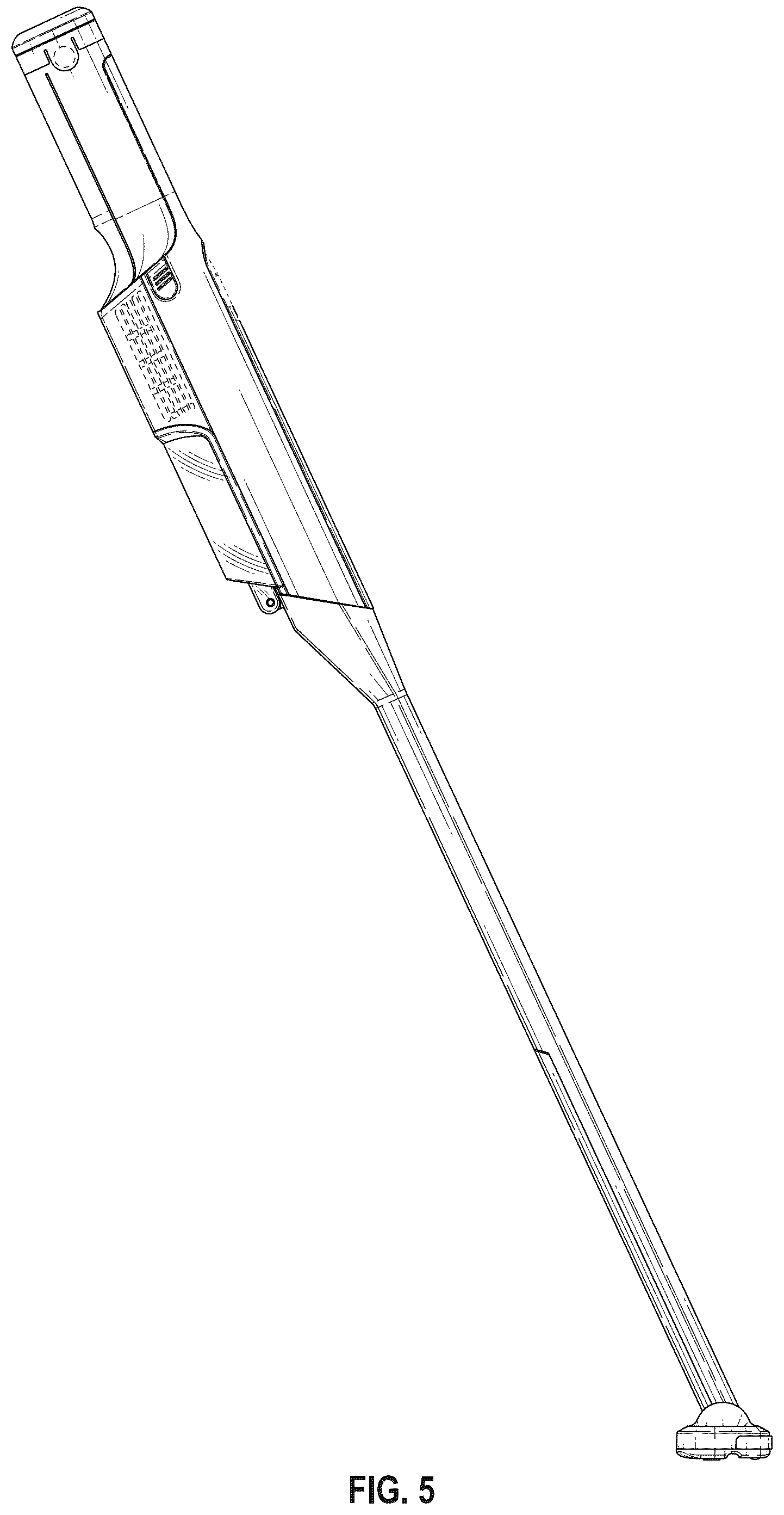 Patent USD1078202 Figure 5 – Wand vacuum assembly