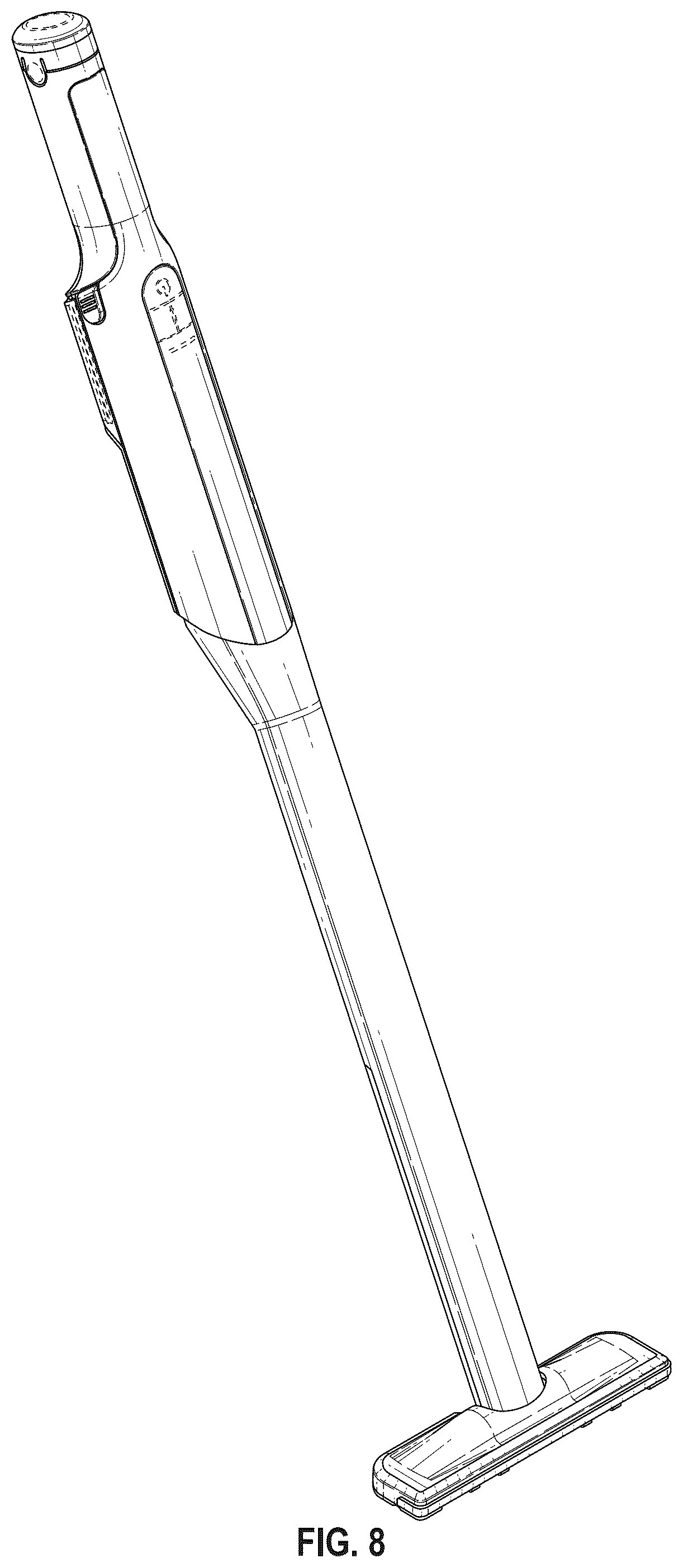 Patent USD1078202 Figure 8 – Wand vacuum assembly