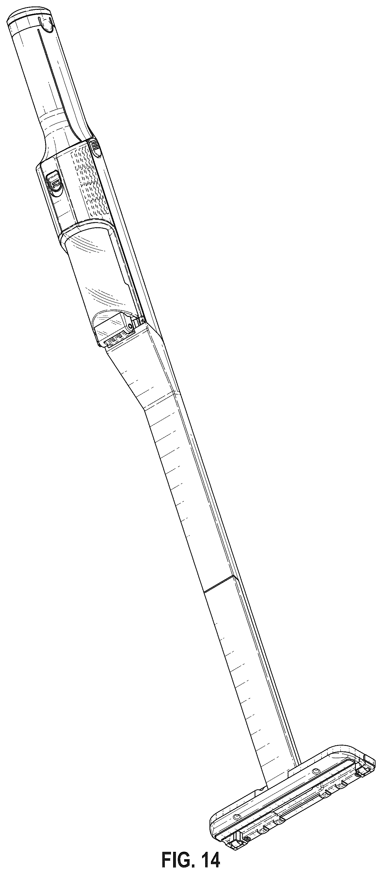 Patent USD1078202 Figure 14 – Wand vacuum assembly