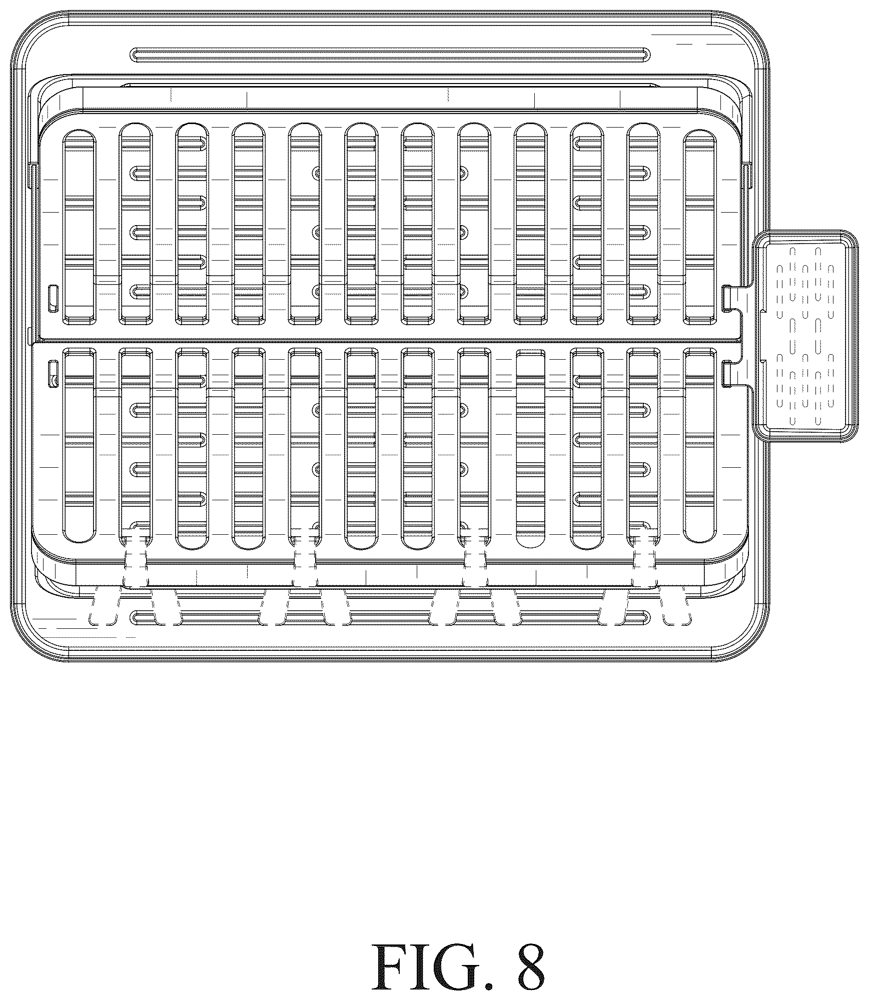 Patent USD1078203 Figure 8 – Dish rack