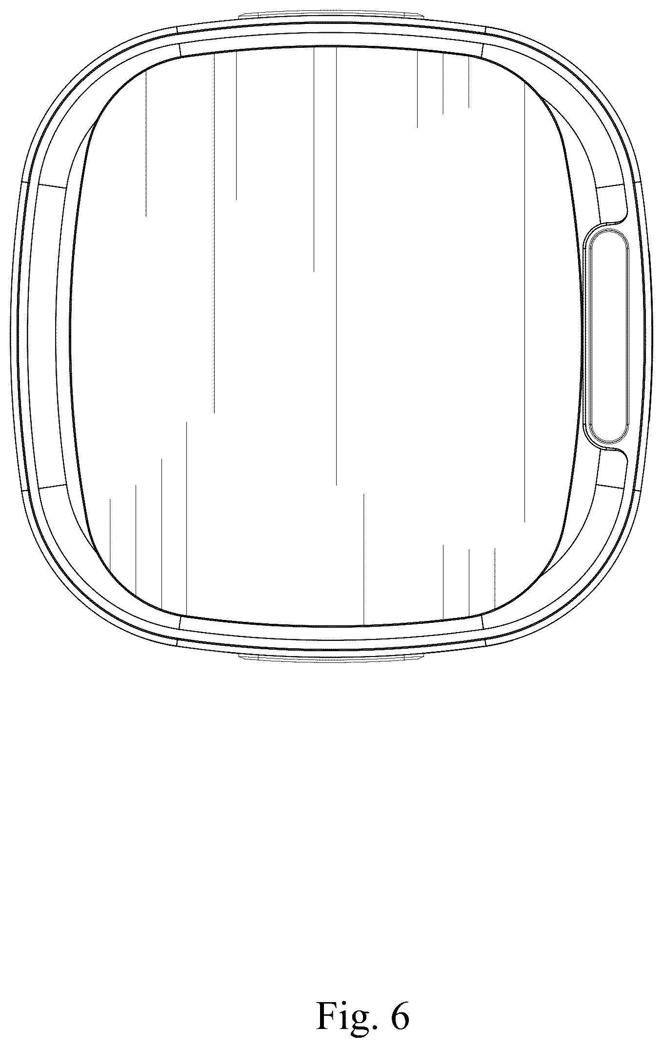 Patent USD1078205 Figure 6 – Waste receptacle