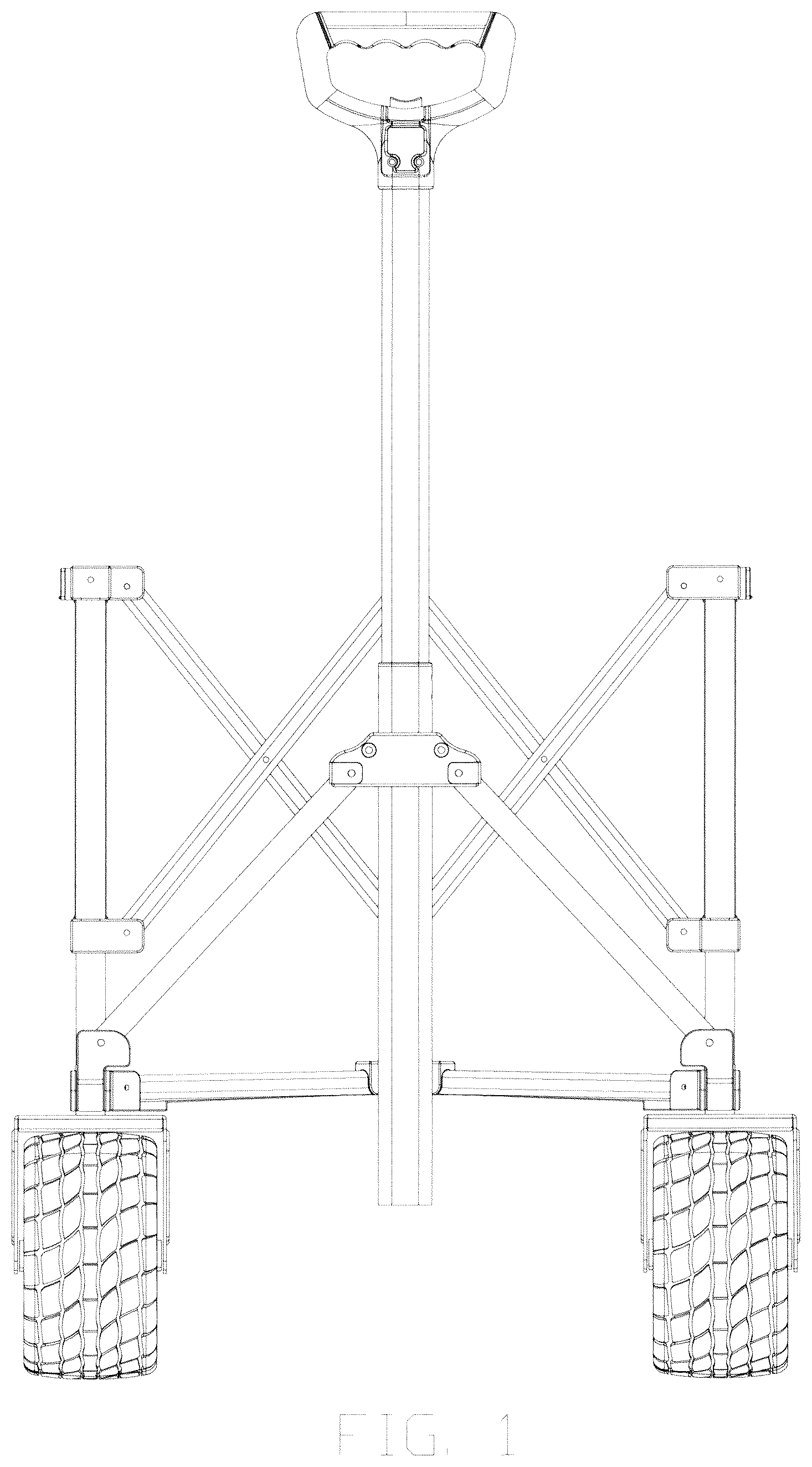 Patent USD1078207 Figure 1 – Camp cart