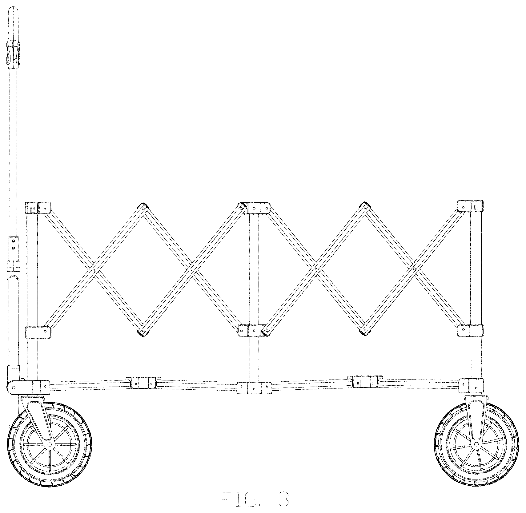 Patent USD1078207 Figure 3 – Camp cart