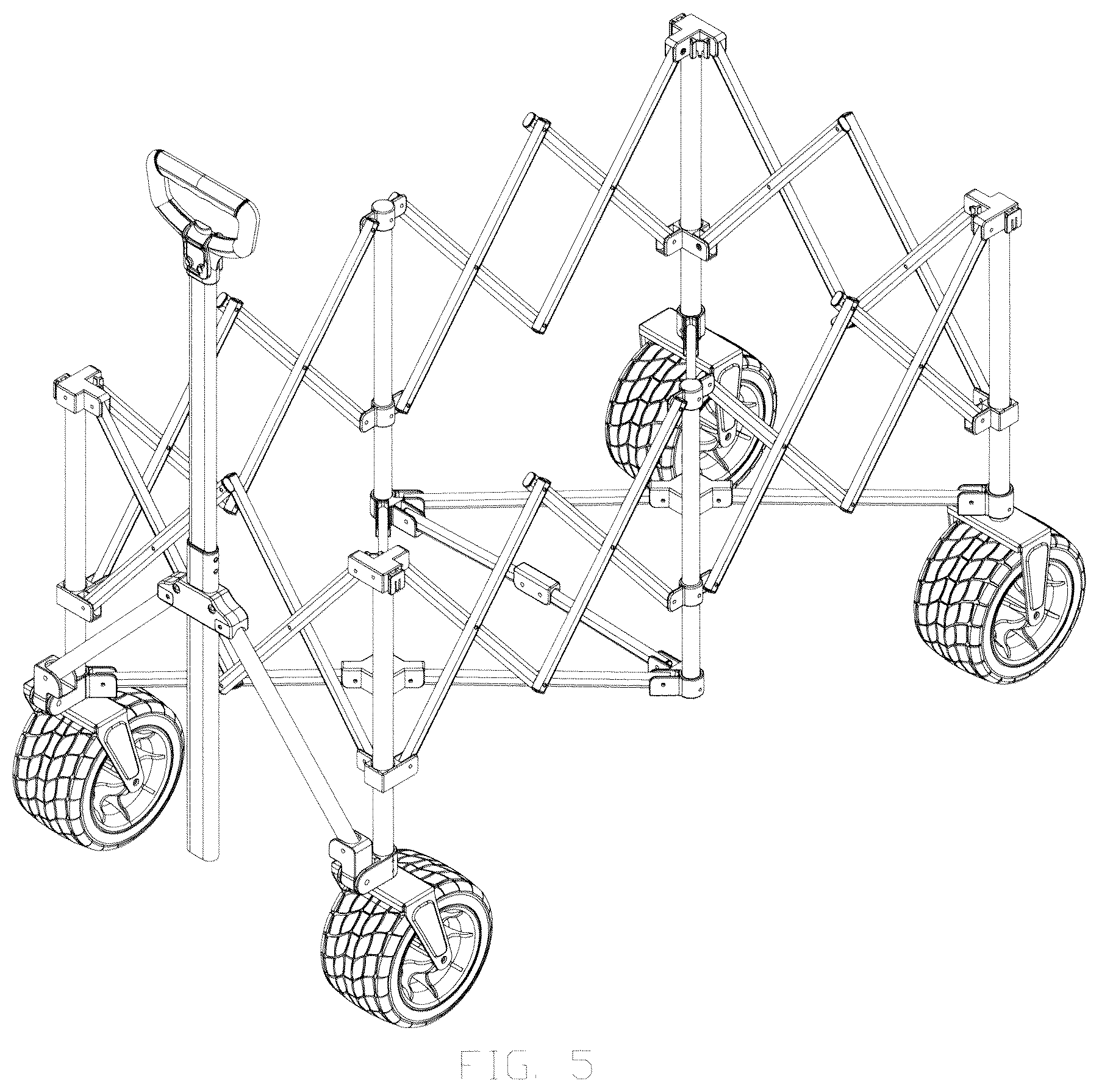 Patent USD1078207 Figure 5 – Camp cart
