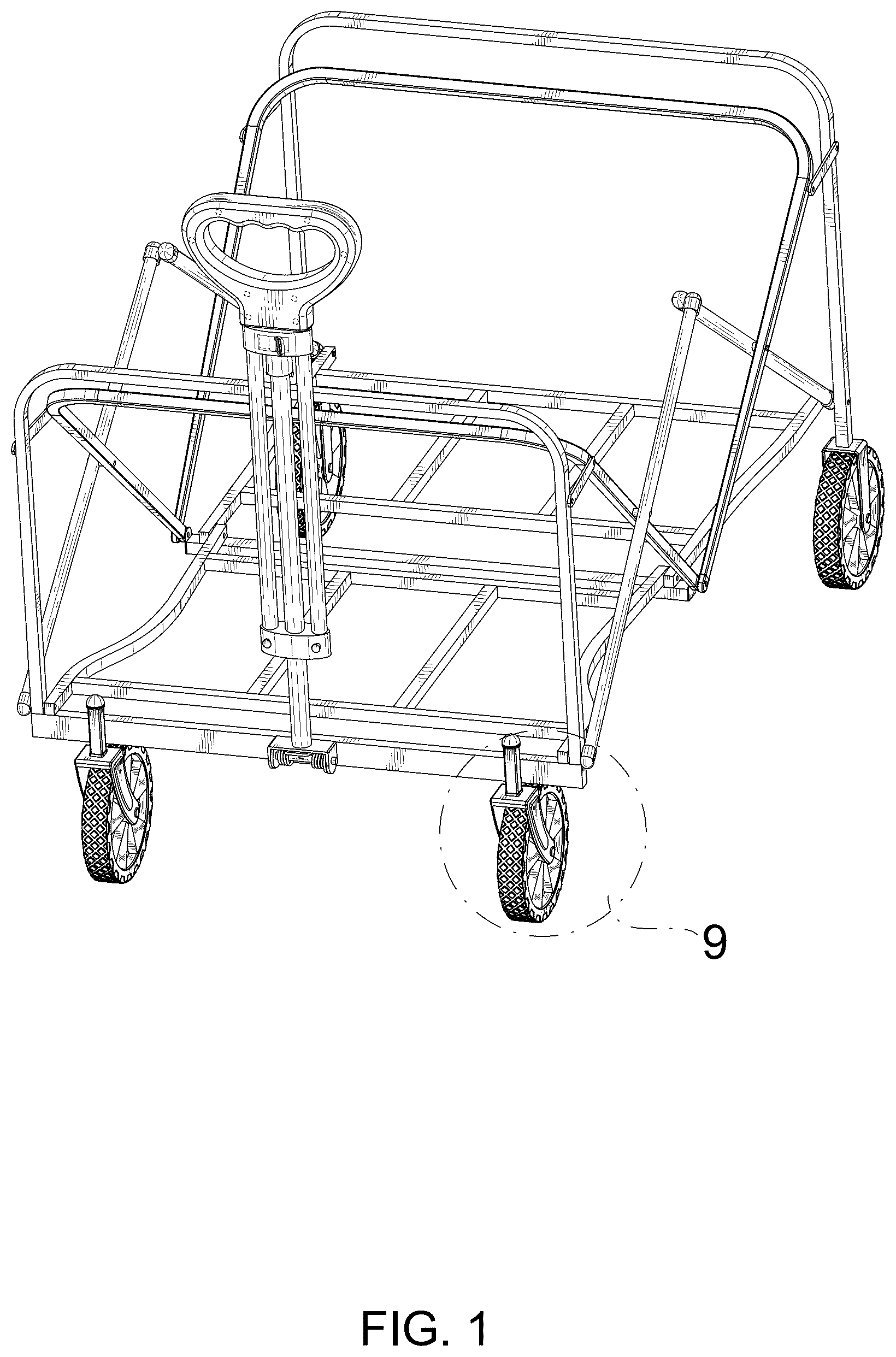 Patent USD1078210 Figure 1 – Cart