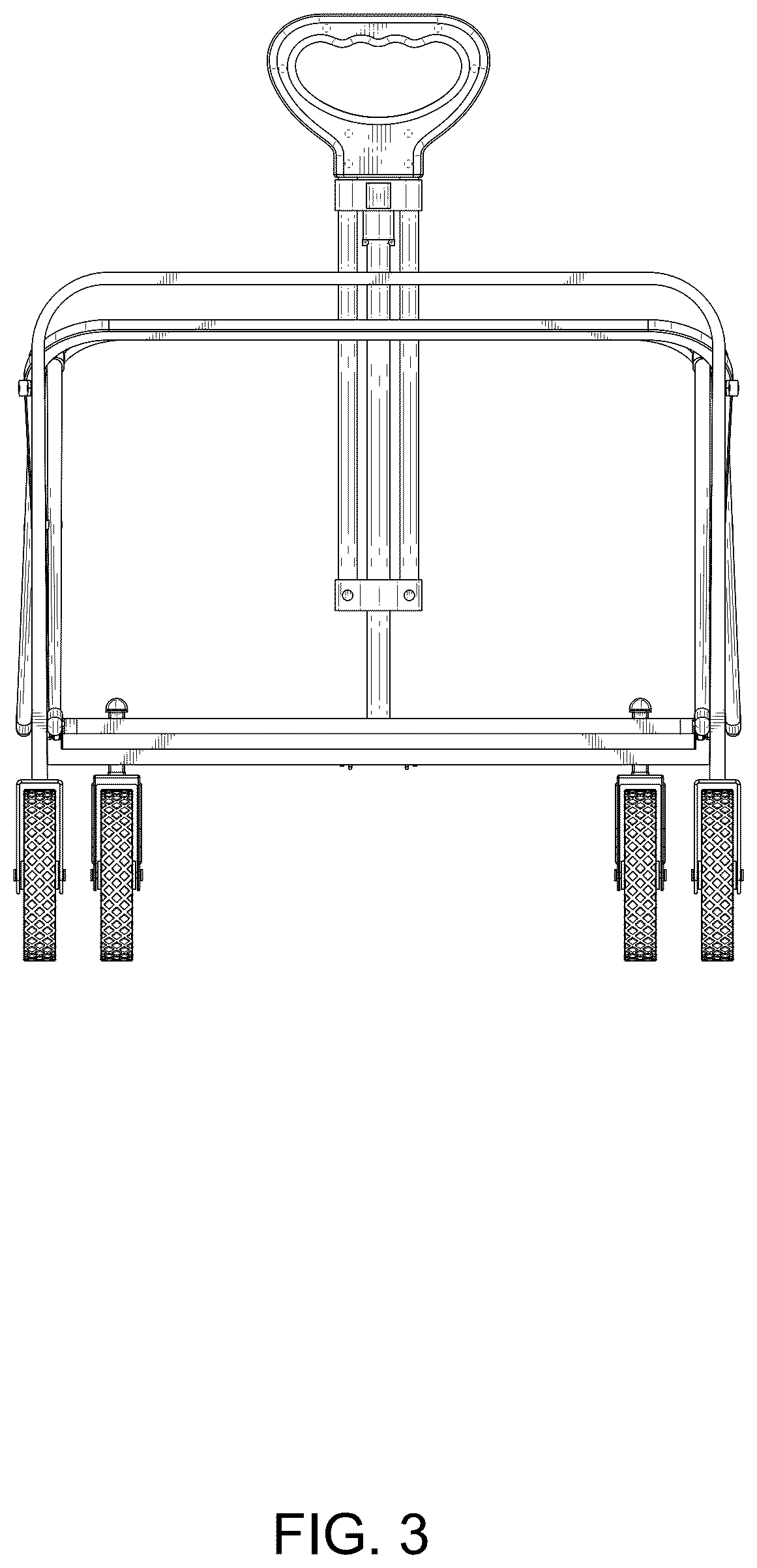 Patent USD1078210 Figure 3 – Cart