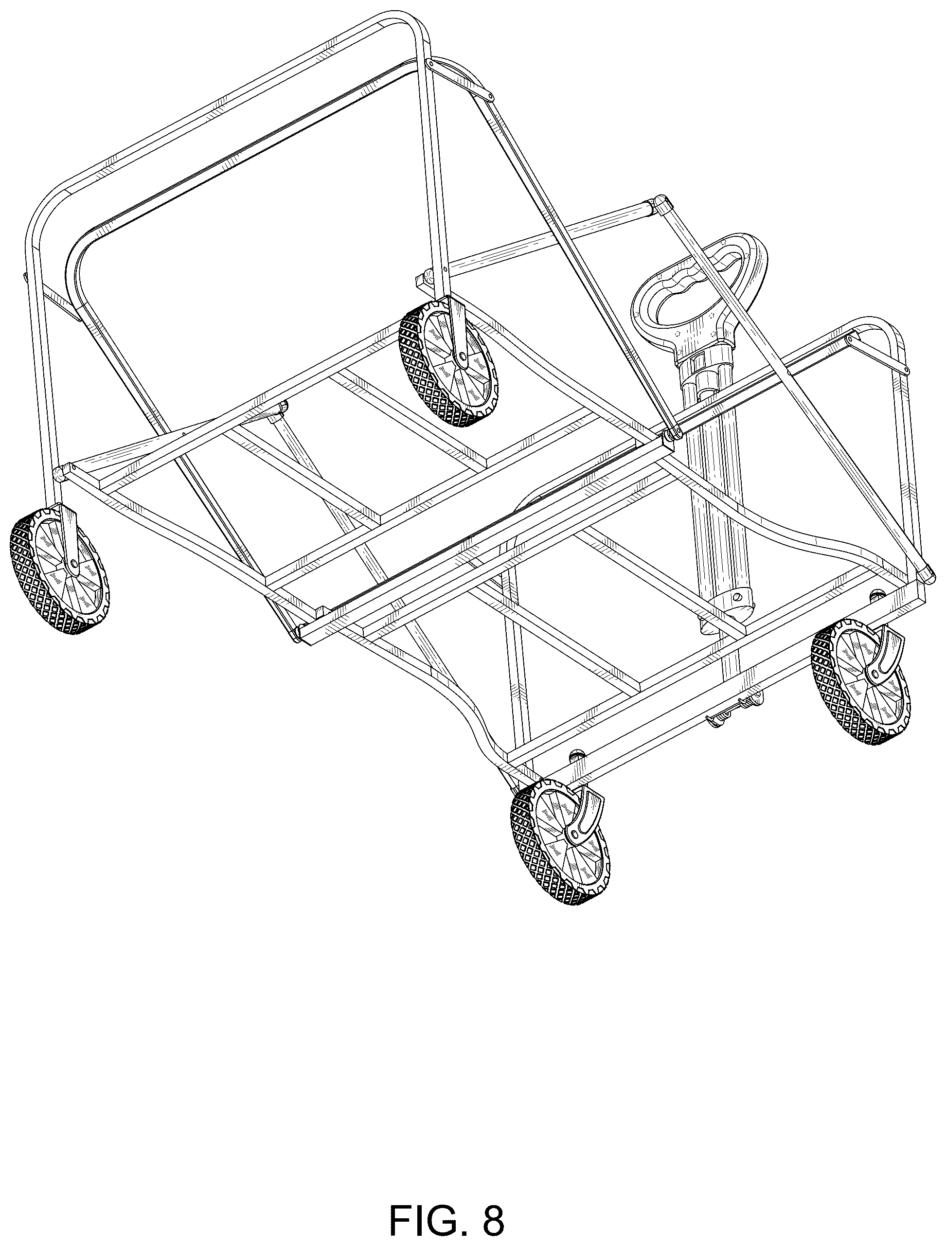 Patent USD1078210 Figure 8 – Cart