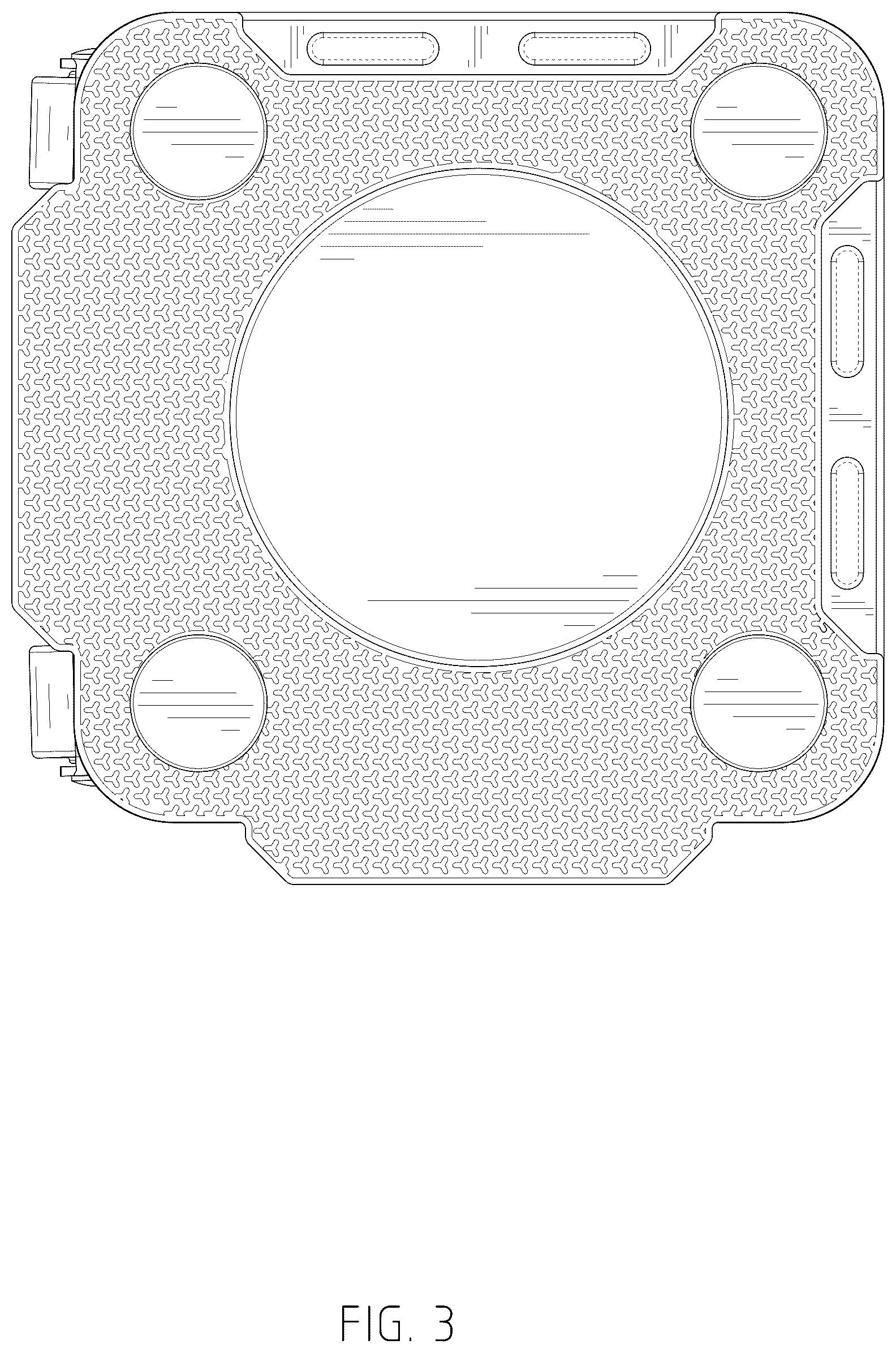 Patent USD1078211 Figure 3 – Furniture-carrying device