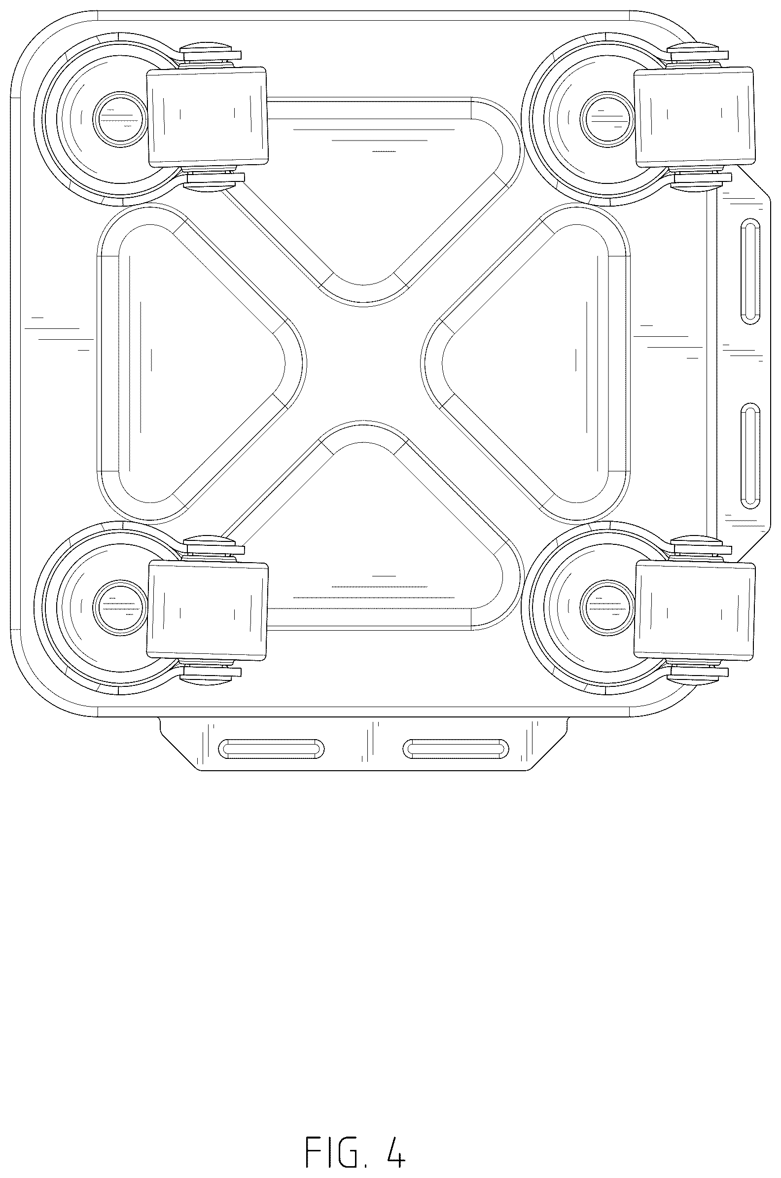 Patent USD1078211 Figure 4 – Furniture-carrying device