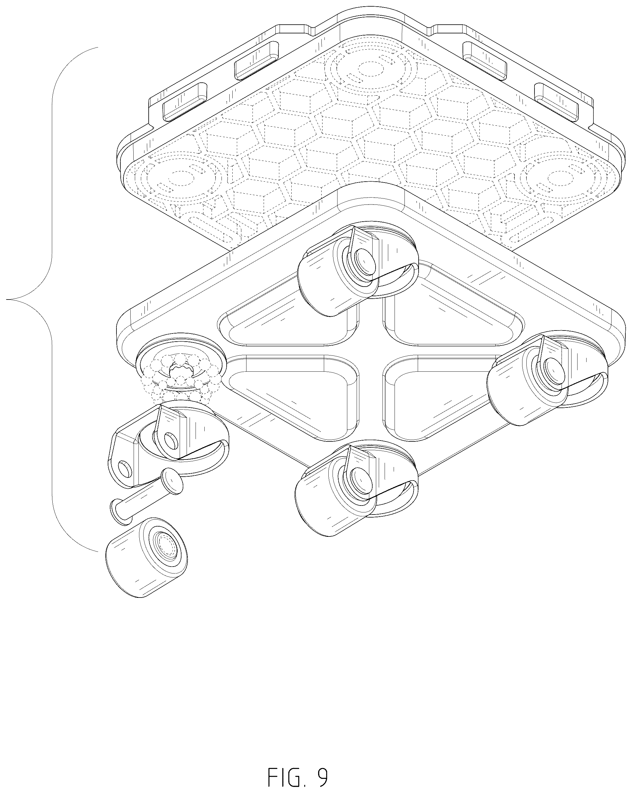 Patent USD1078211 Figure 9 – Furniture-carrying device