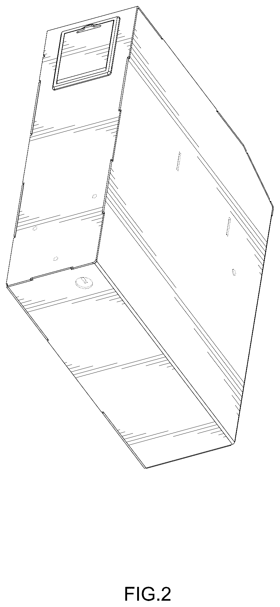Patent USD1078213 Figure 2 – Safe box