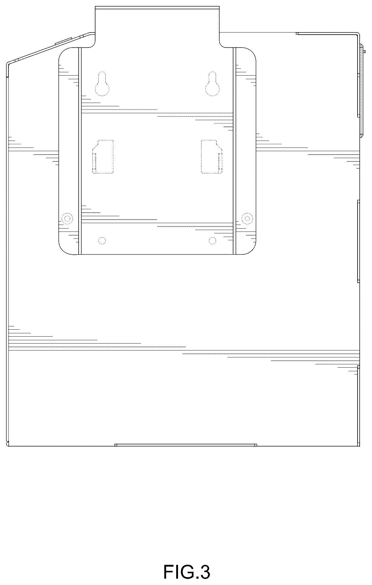 Patent USD1078213 Figure 3 – Safe box