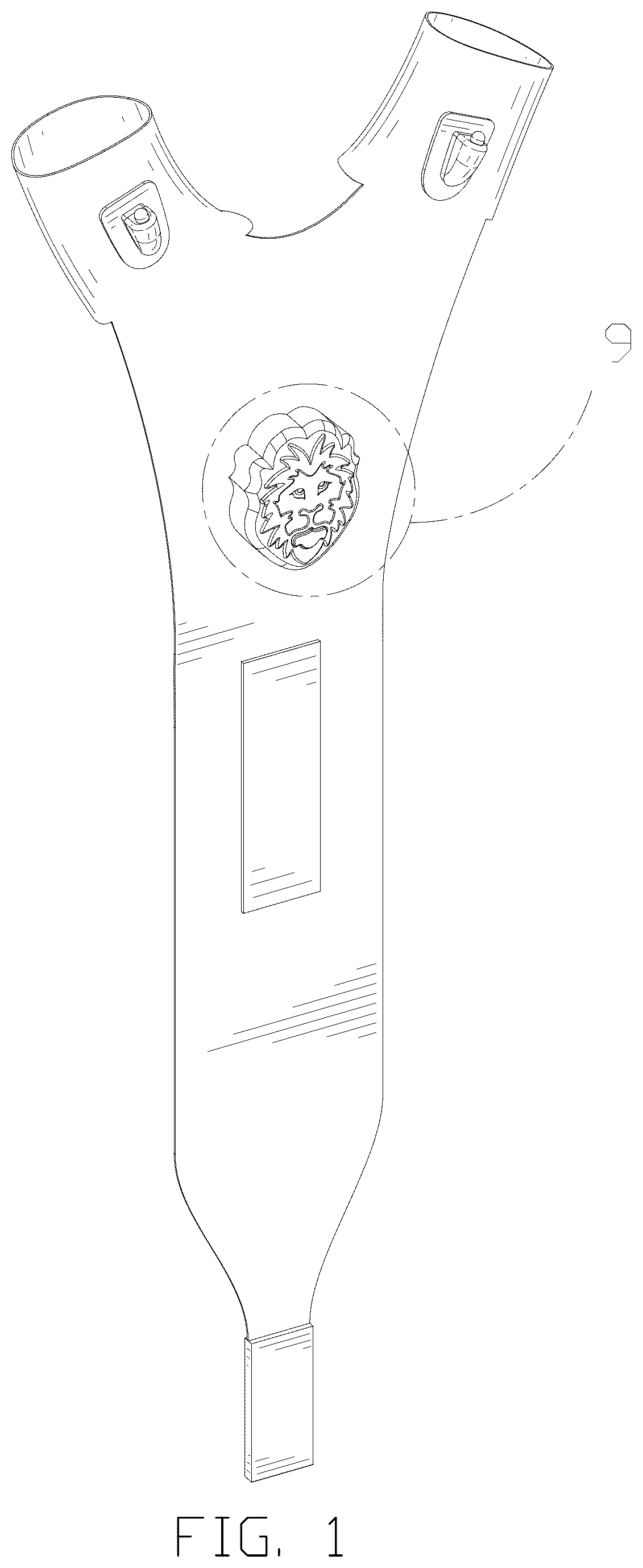 Patent USD1078214 Figure 1 – Fishing glove