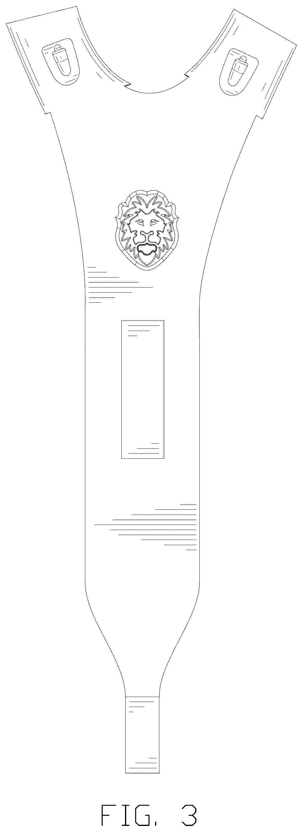 Patent USD1078214 Figure 3 – Fishing glove