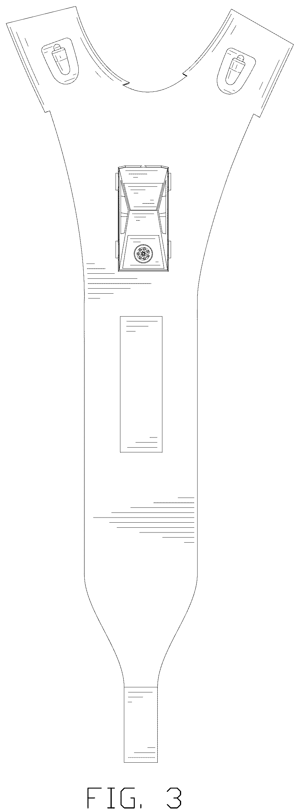 Patent USD1078215 Figure 3 – Fishing glove