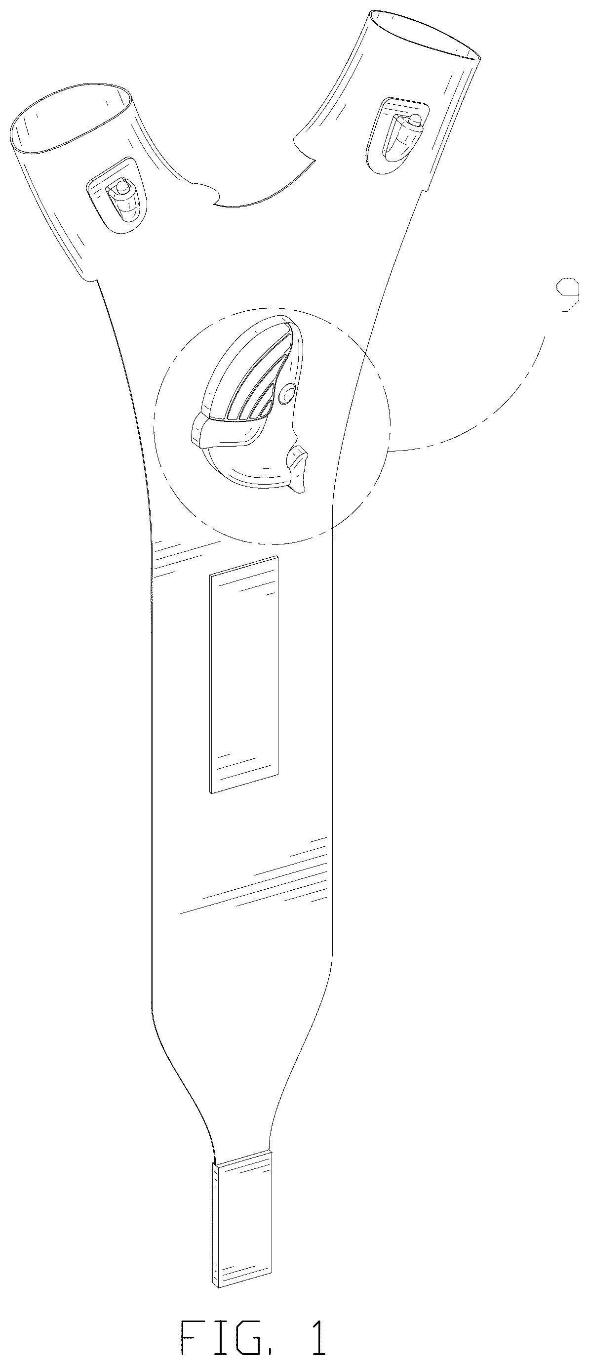 Patent USD1078216 Figure 1 – Fishing glove