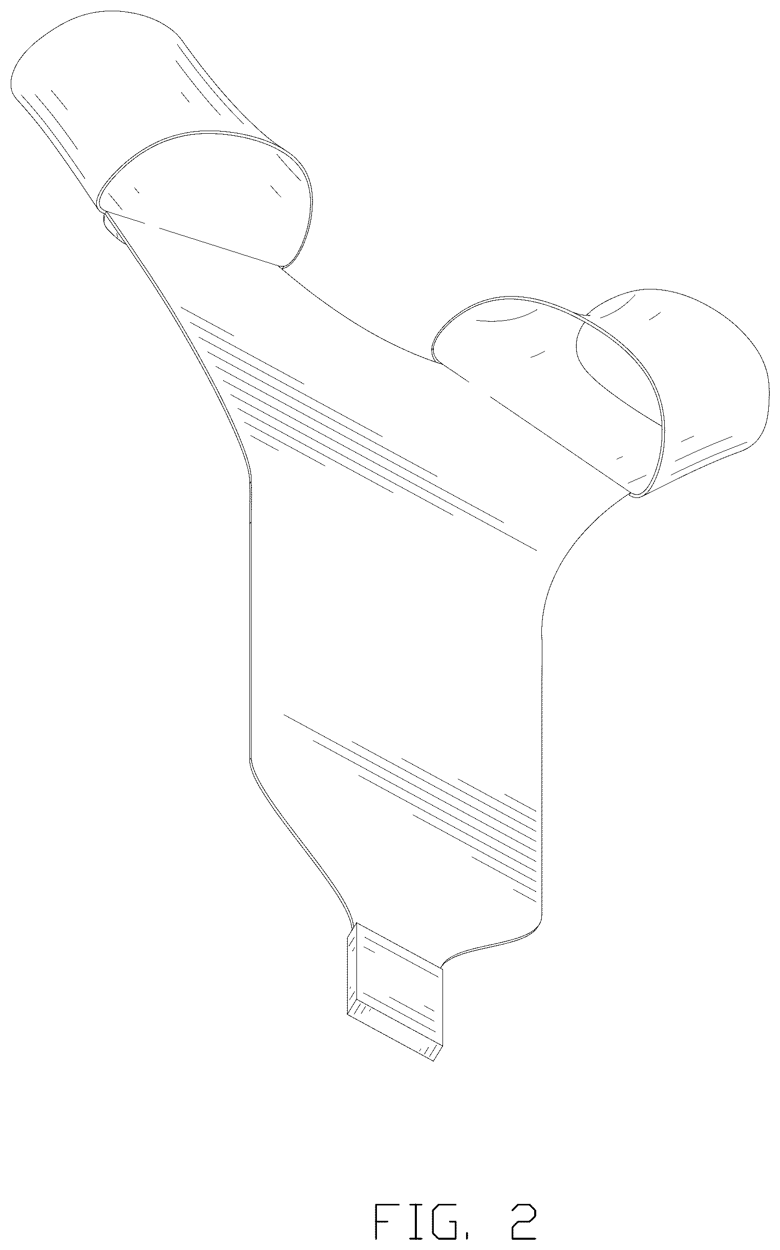 Patent USD1078216 Figure 2 – Fishing glove