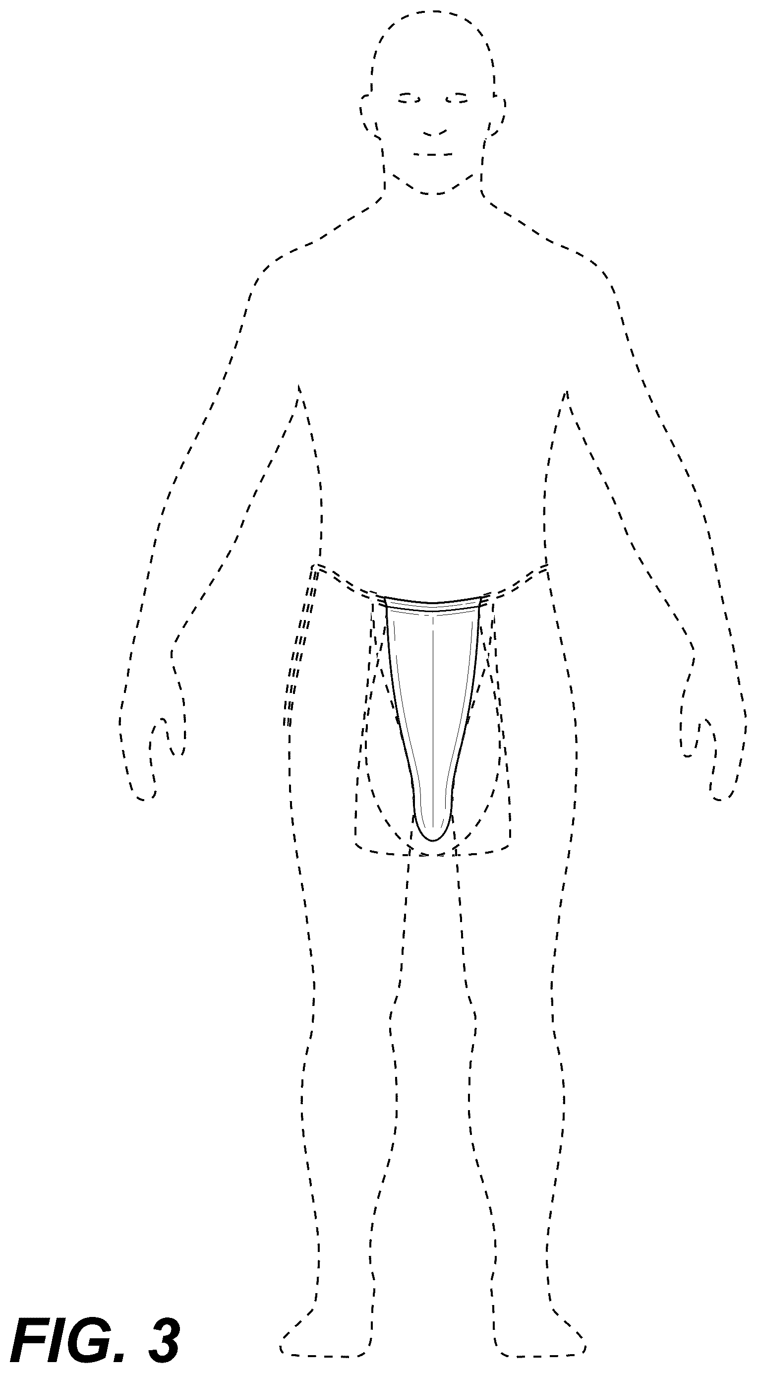 Patent USD1078218 Figure 3 – Lower body garment