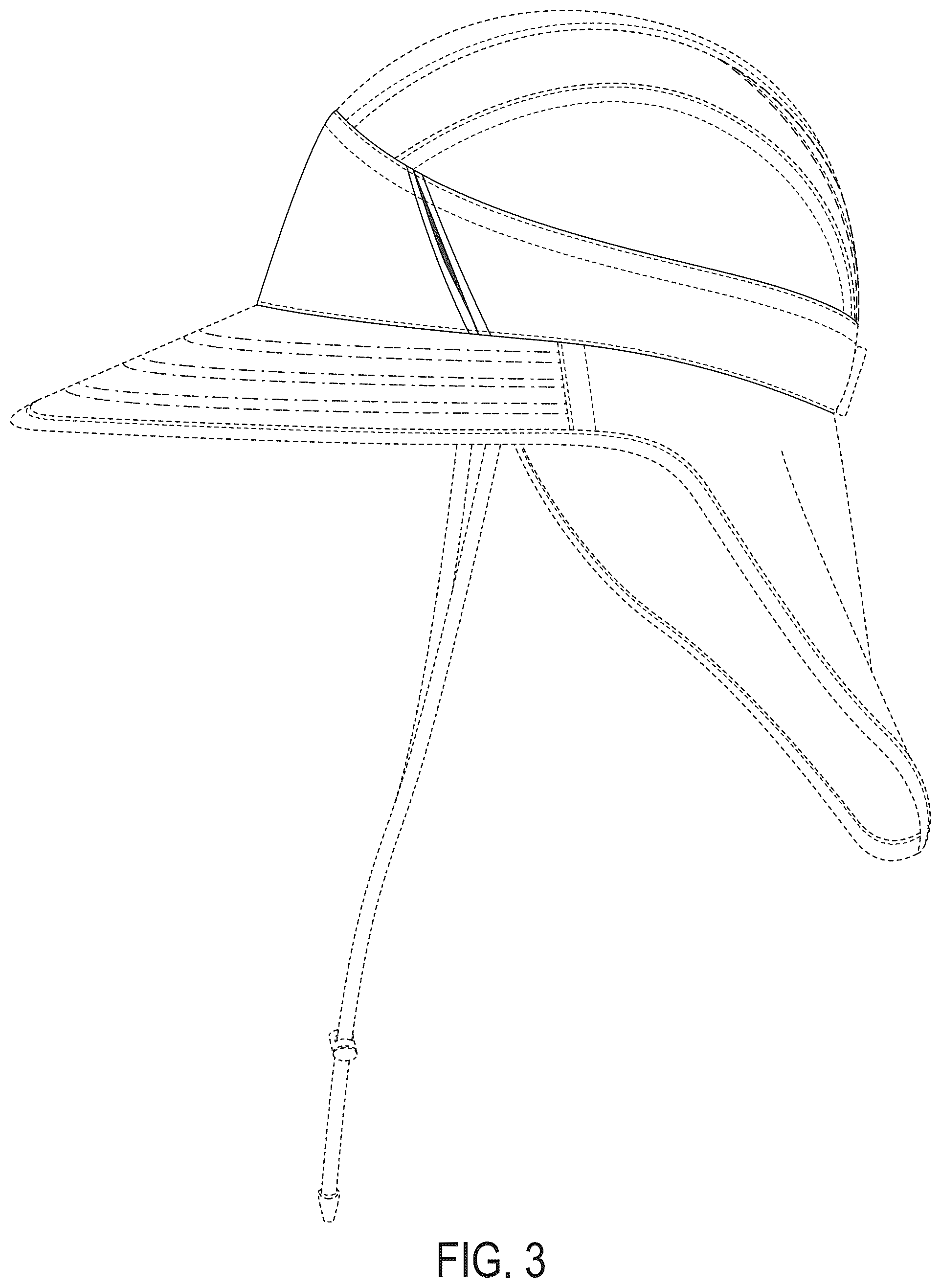 Patent USD1078227 Figure 3 – Hat