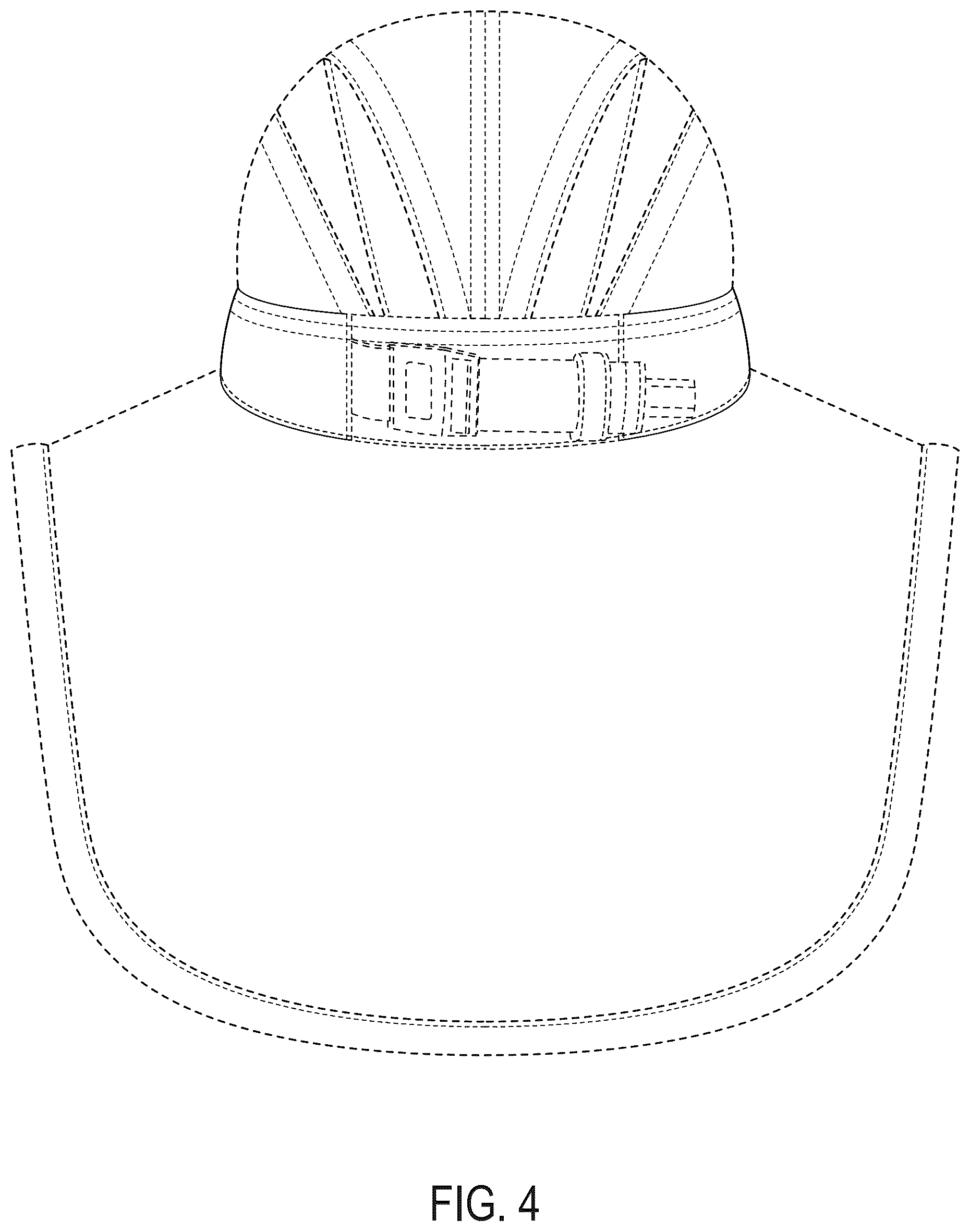 Patent USD1078227 Figure 4 – Hat