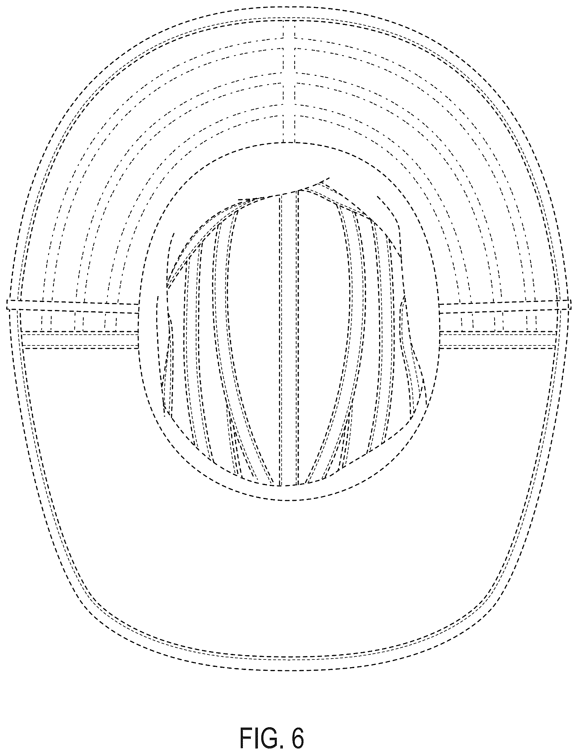 Patent USD1078227 Figure 6 – Hat