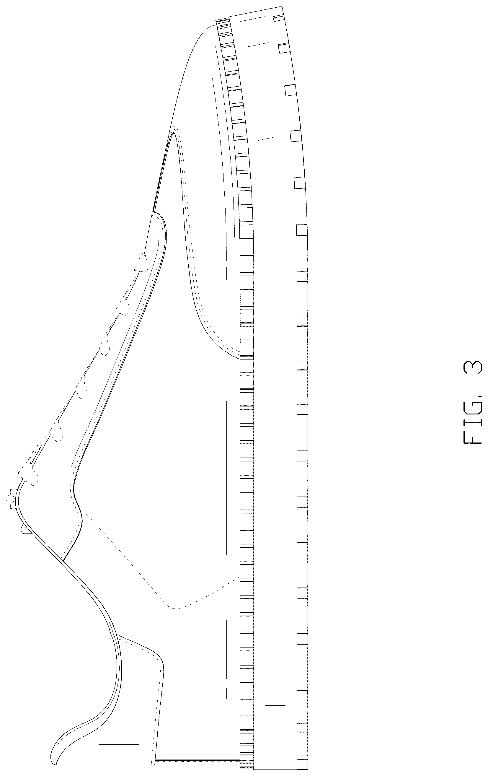 Patent USD1078231 Figure 3 – Shoe