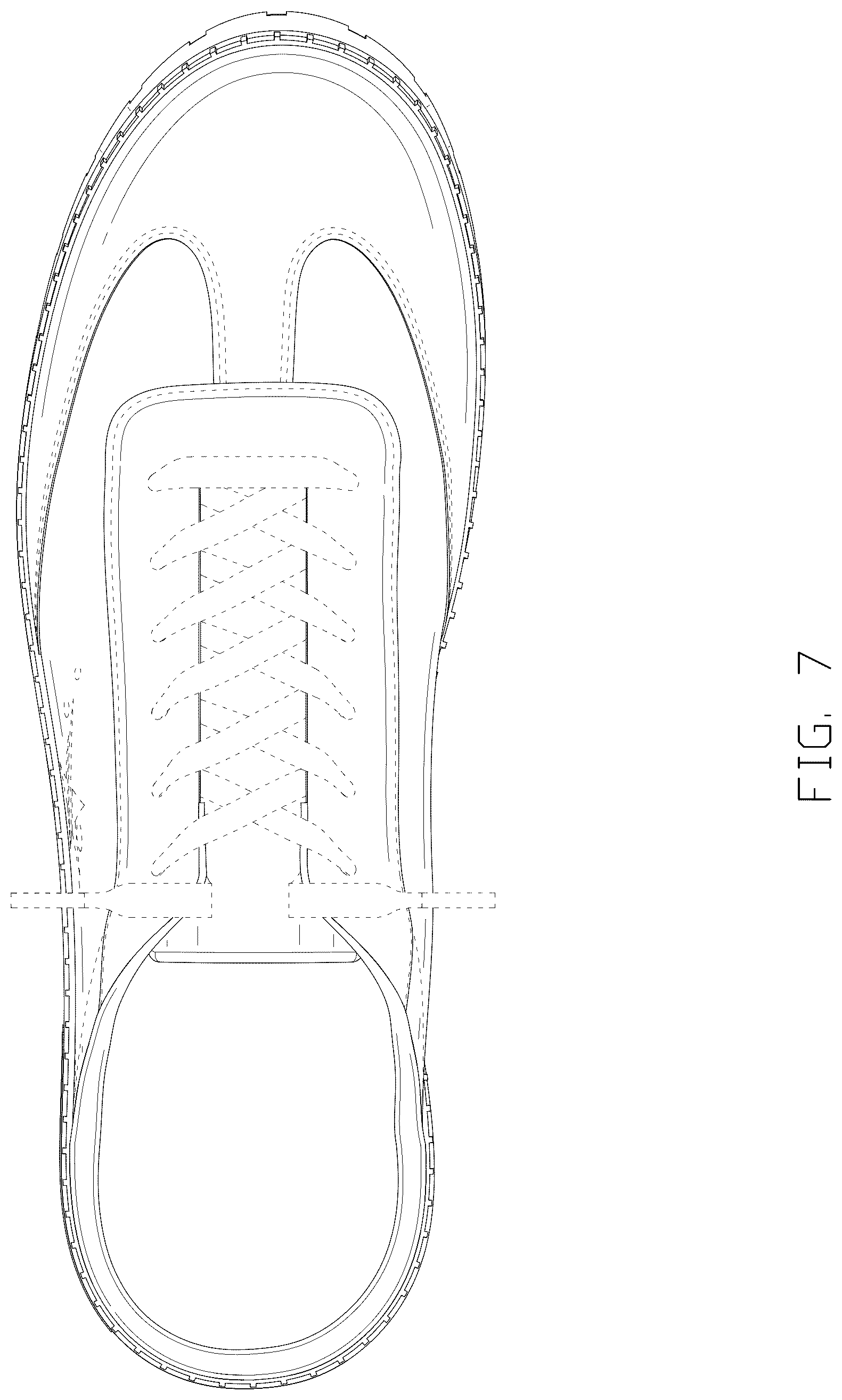 Patent USD1078231 Figure 7 – Shoe