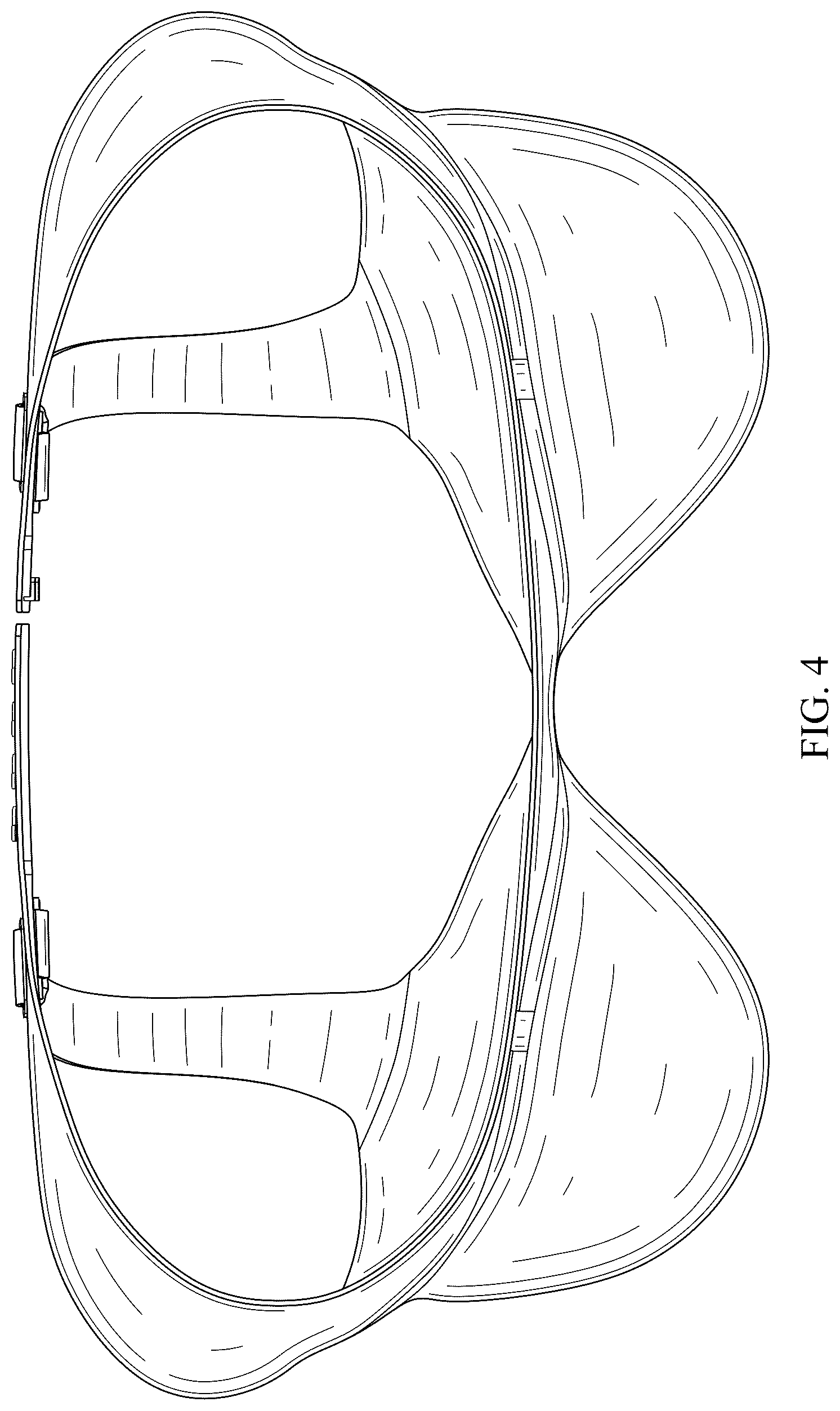 Patent USD1078232 Figure 4 – Plunge bra