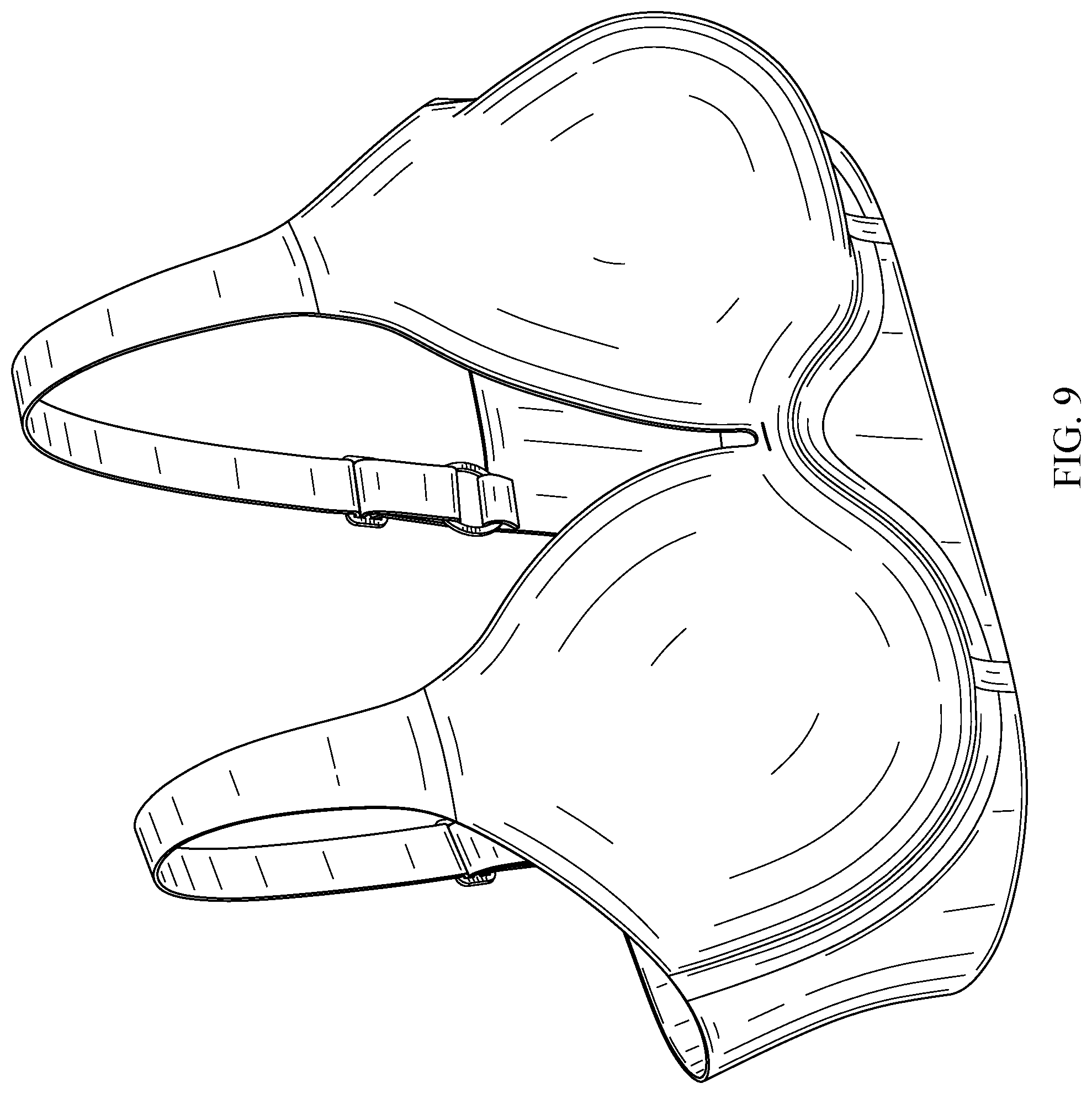 Patent USD1078232 Figure 9 – Plunge bra