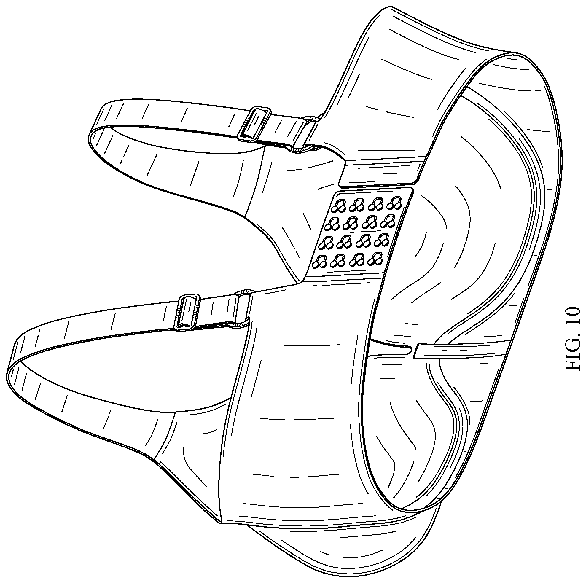 Patent USD1078232 Figure 10 – Plunge bra