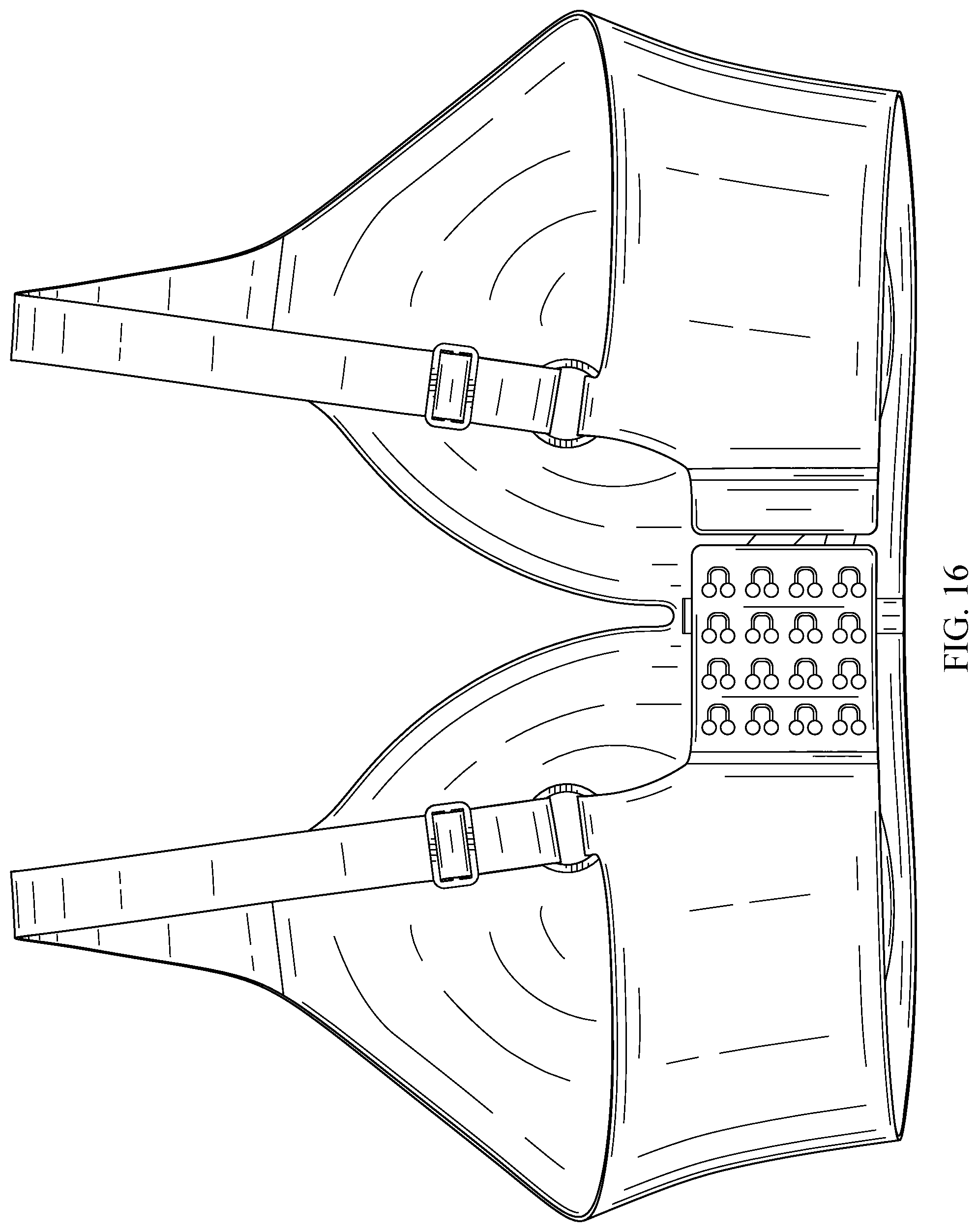 Patent USD1078232 Figure 16 – Plunge bra