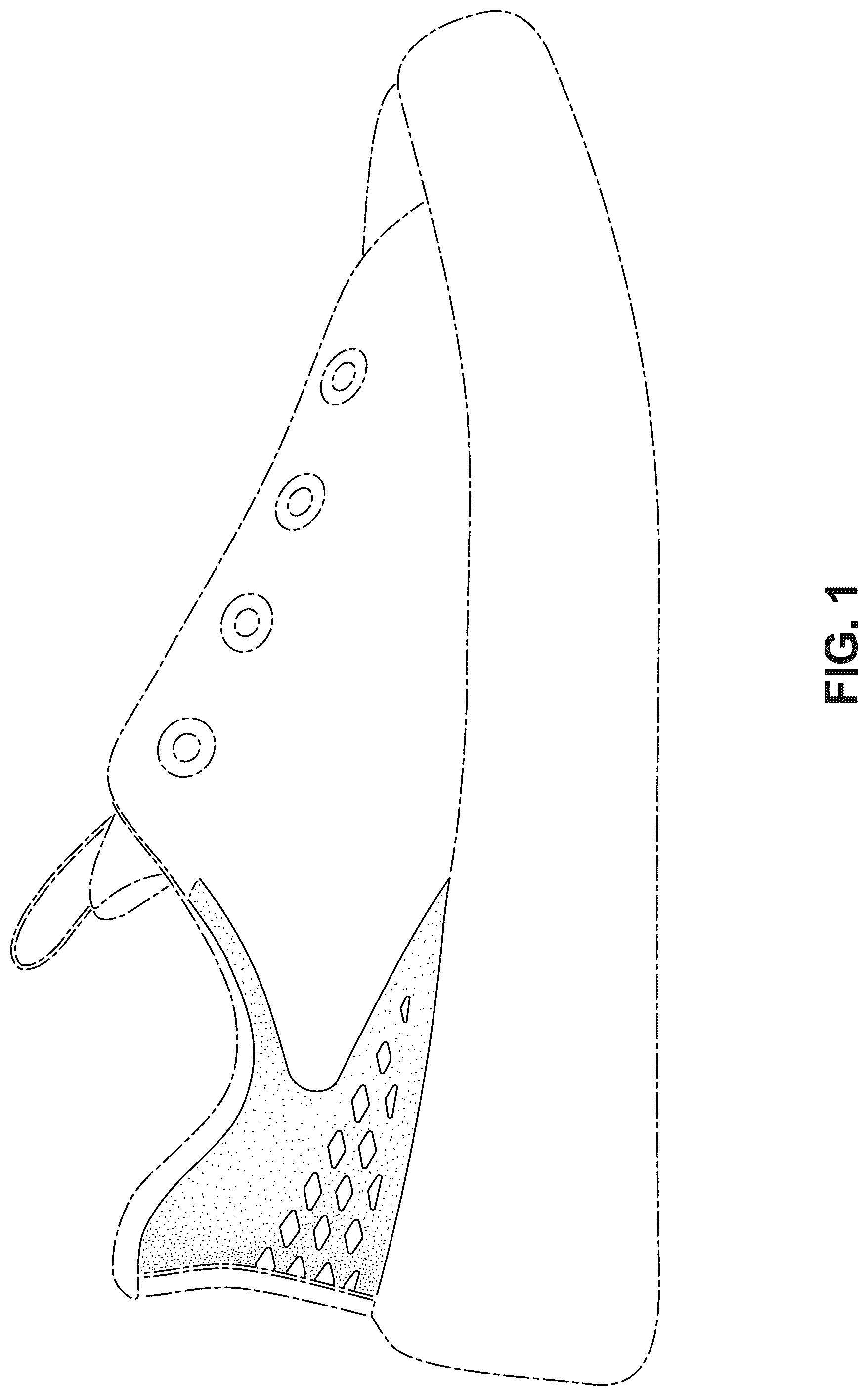 Patent USD1078233 Figure 1 – Shoe