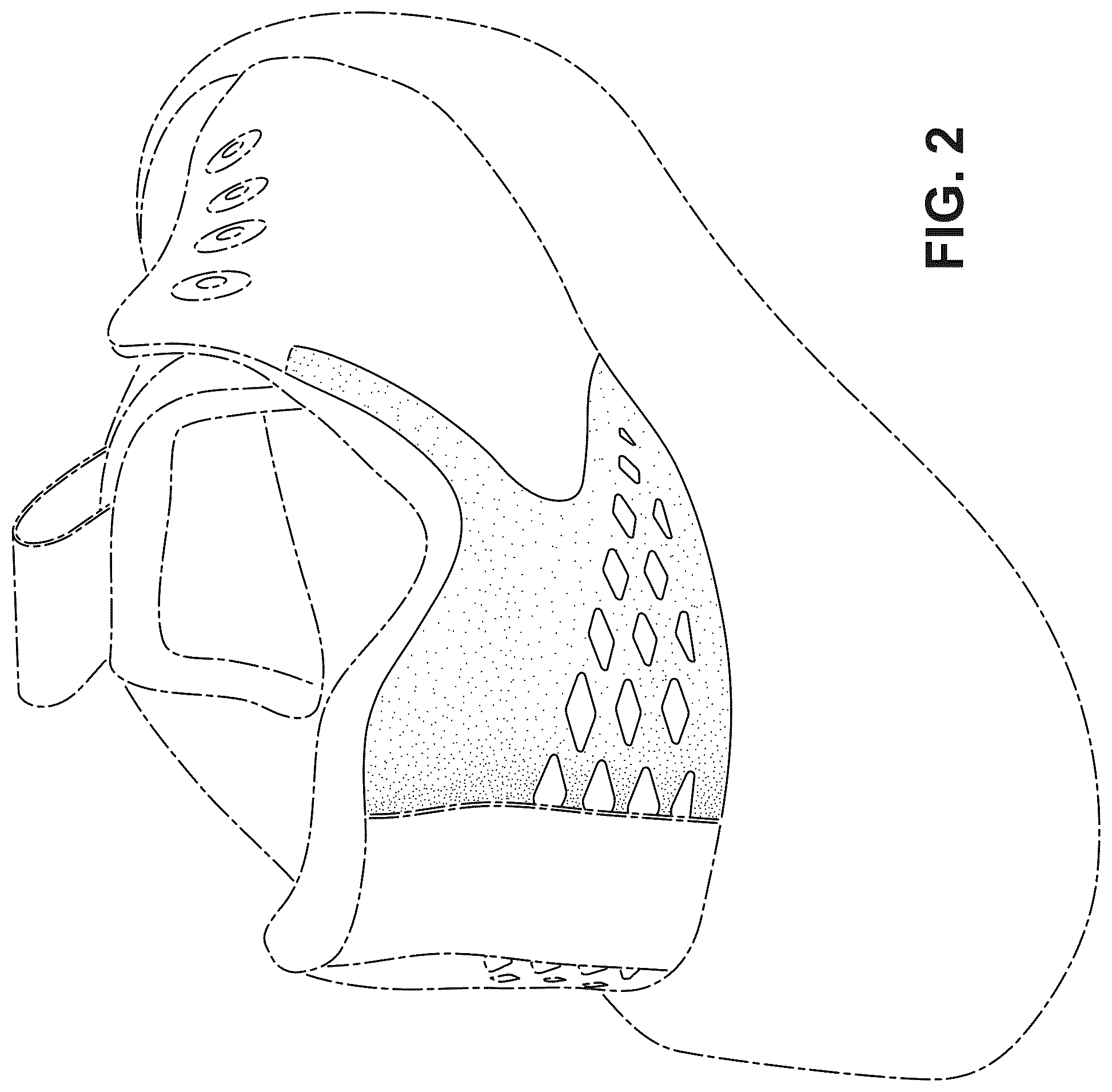 Patent USD1078233 Figure 2 – Shoe