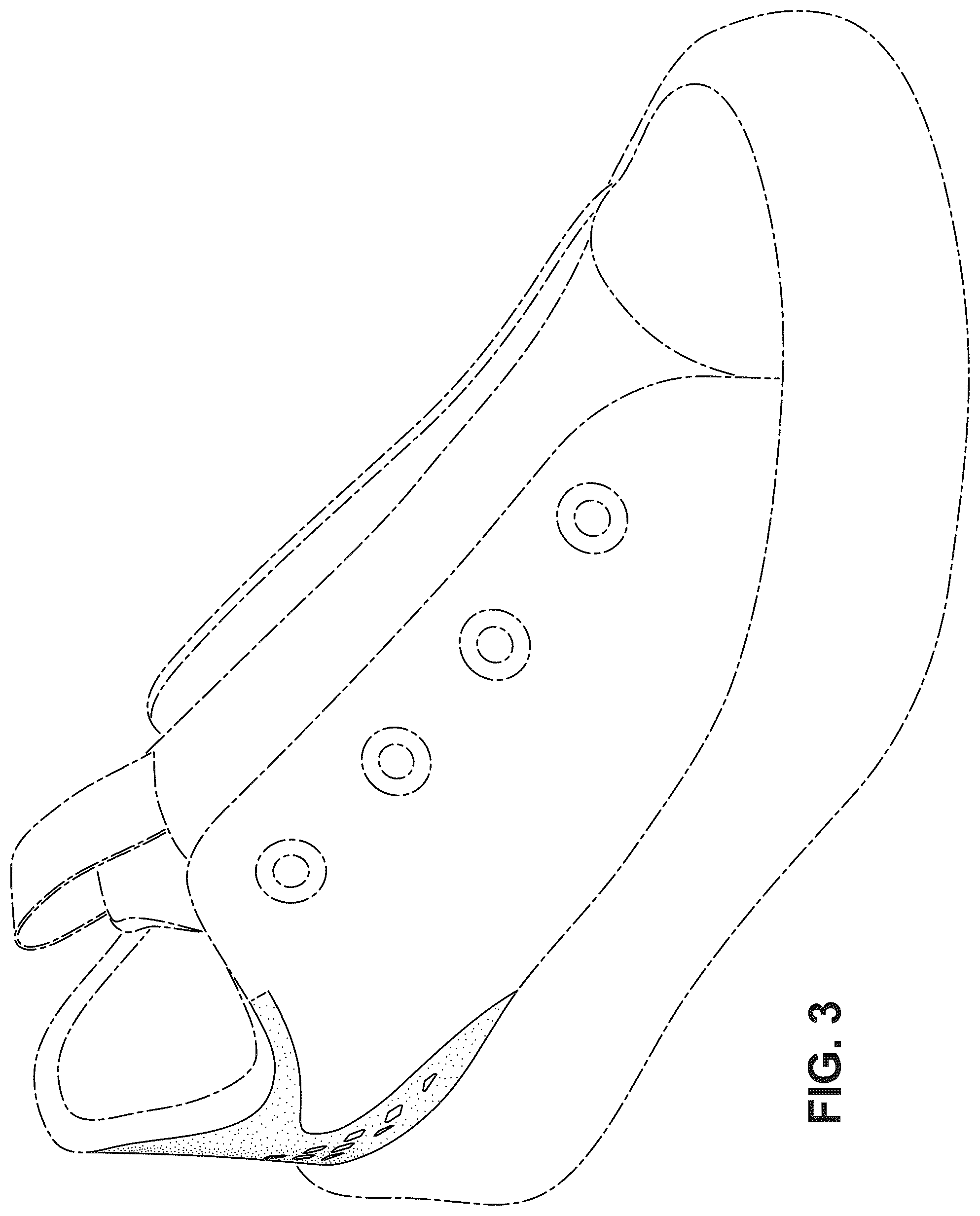 Patent USD1078233 Figure 3 – Shoe