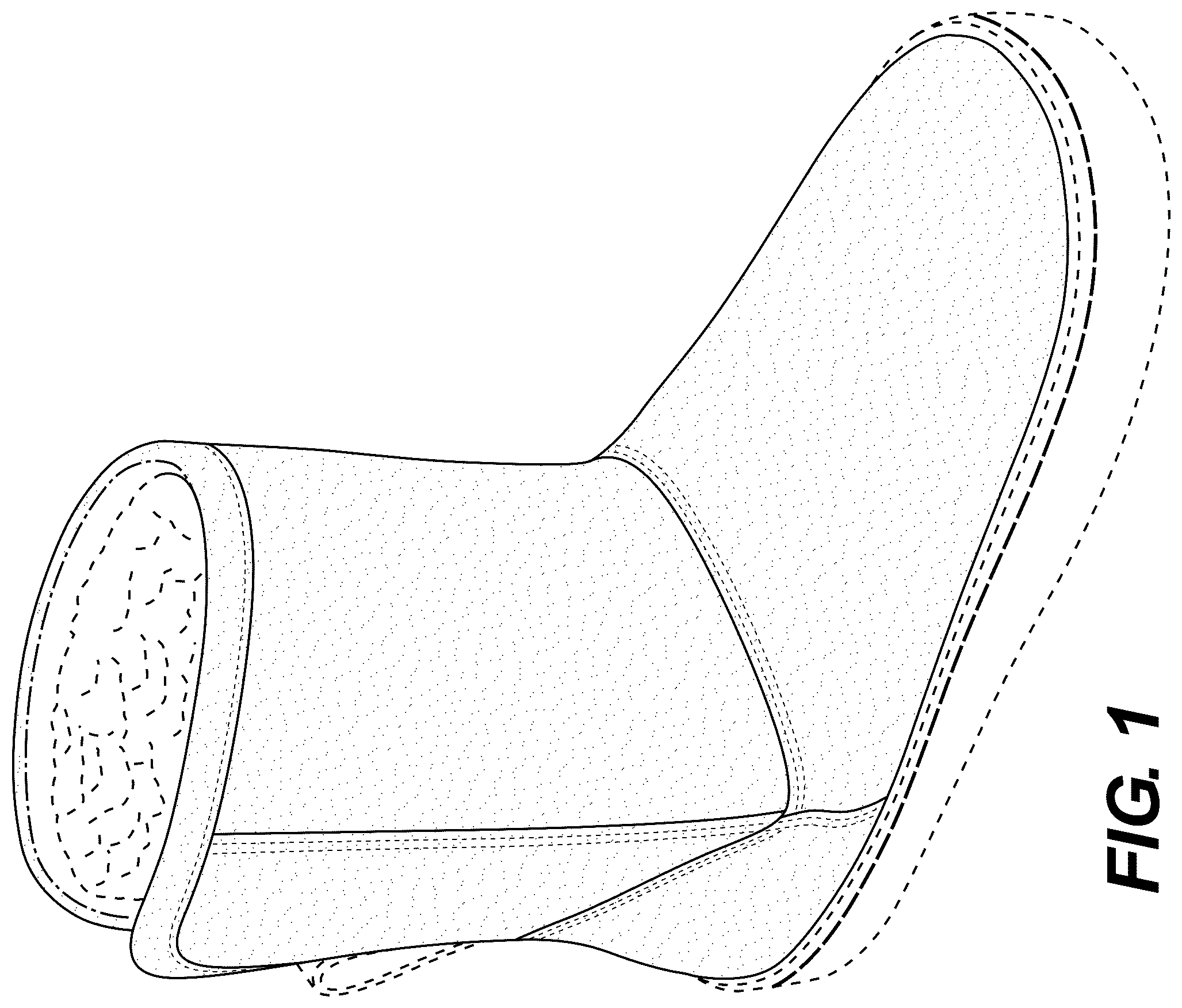 Patent USD1078234 Figure 1 – Footwear
