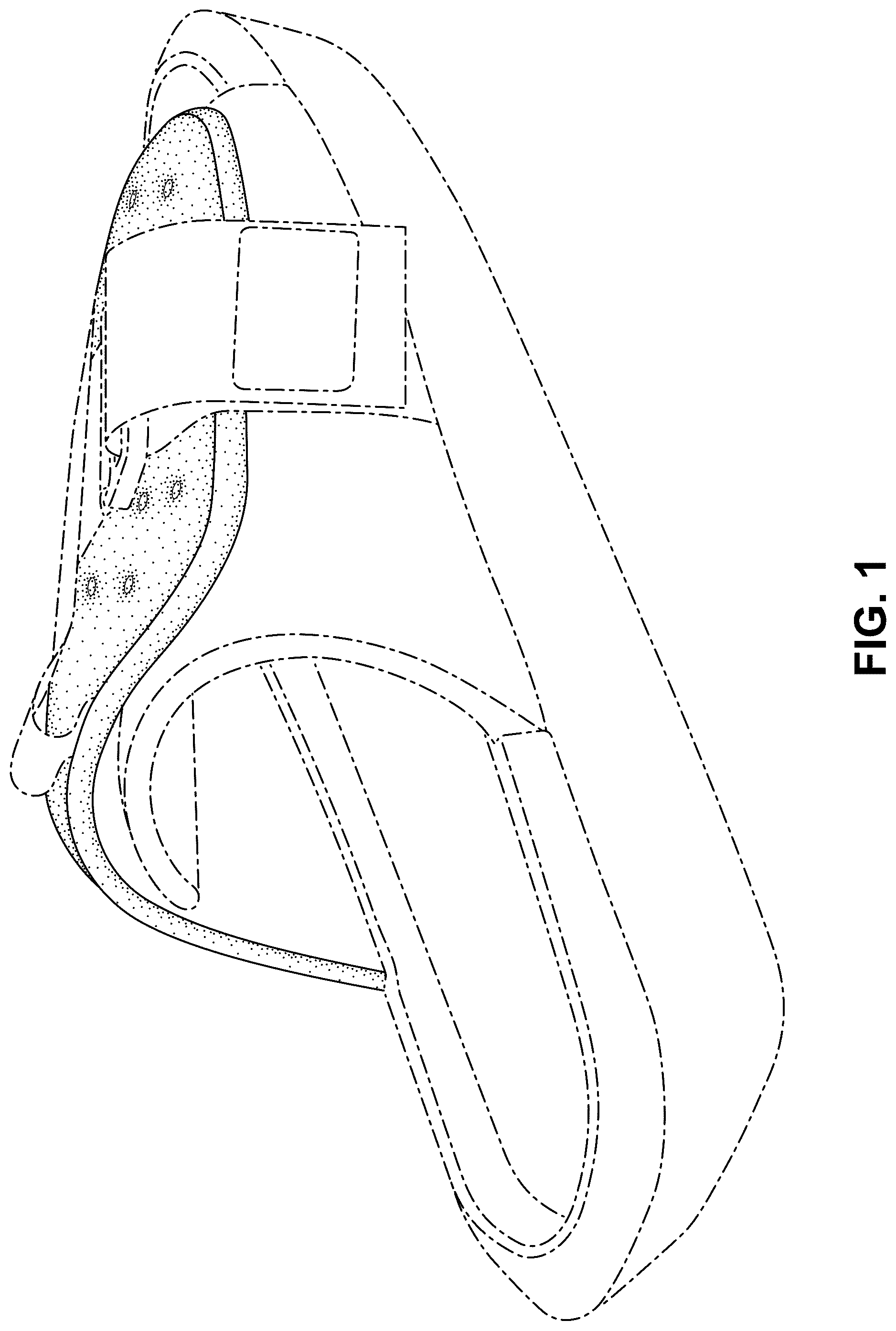 Patent USD1078236 Figure 1 – Shoe