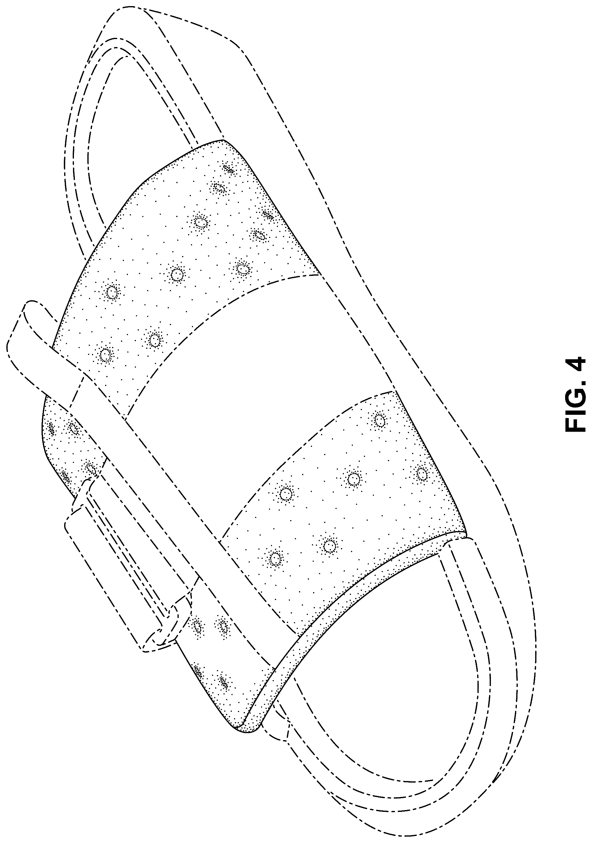 Patent USD1078236 Figure 4 – Shoe
