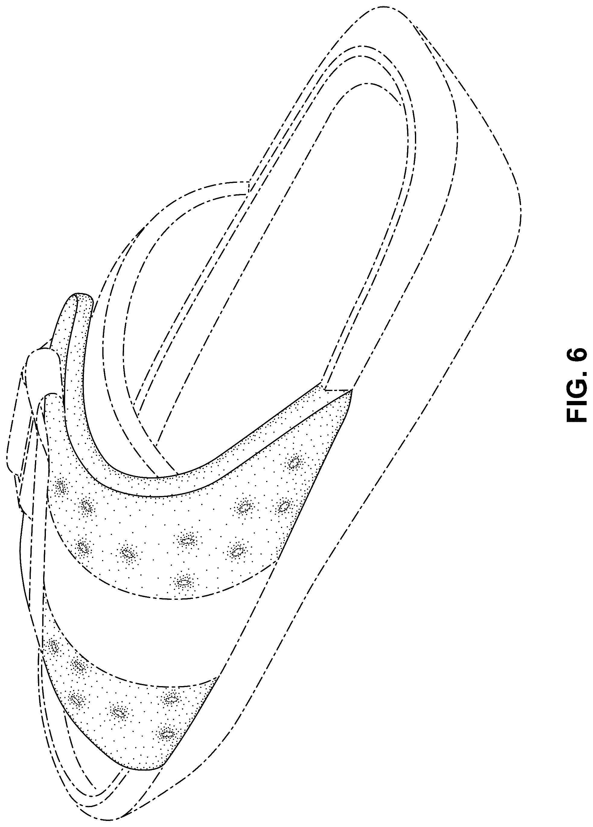 Patent USD1078236 Figure 6 – Shoe