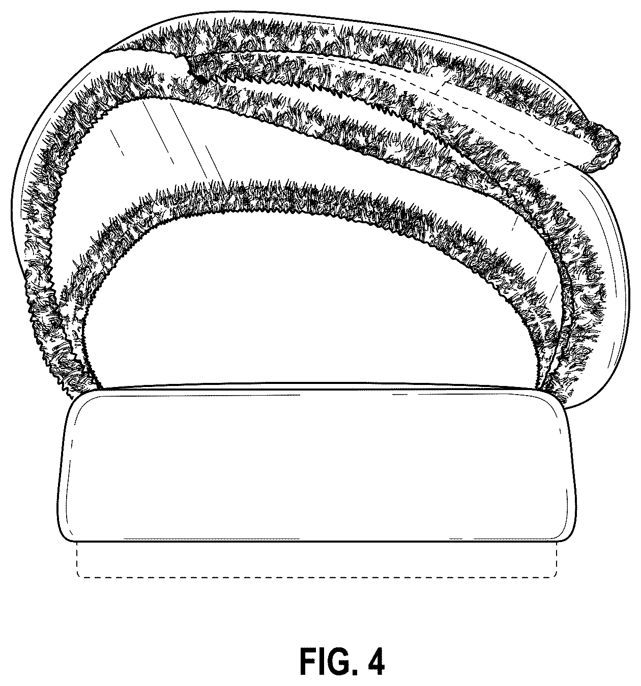 Patent USD1078239 Figure 4 – Shoe