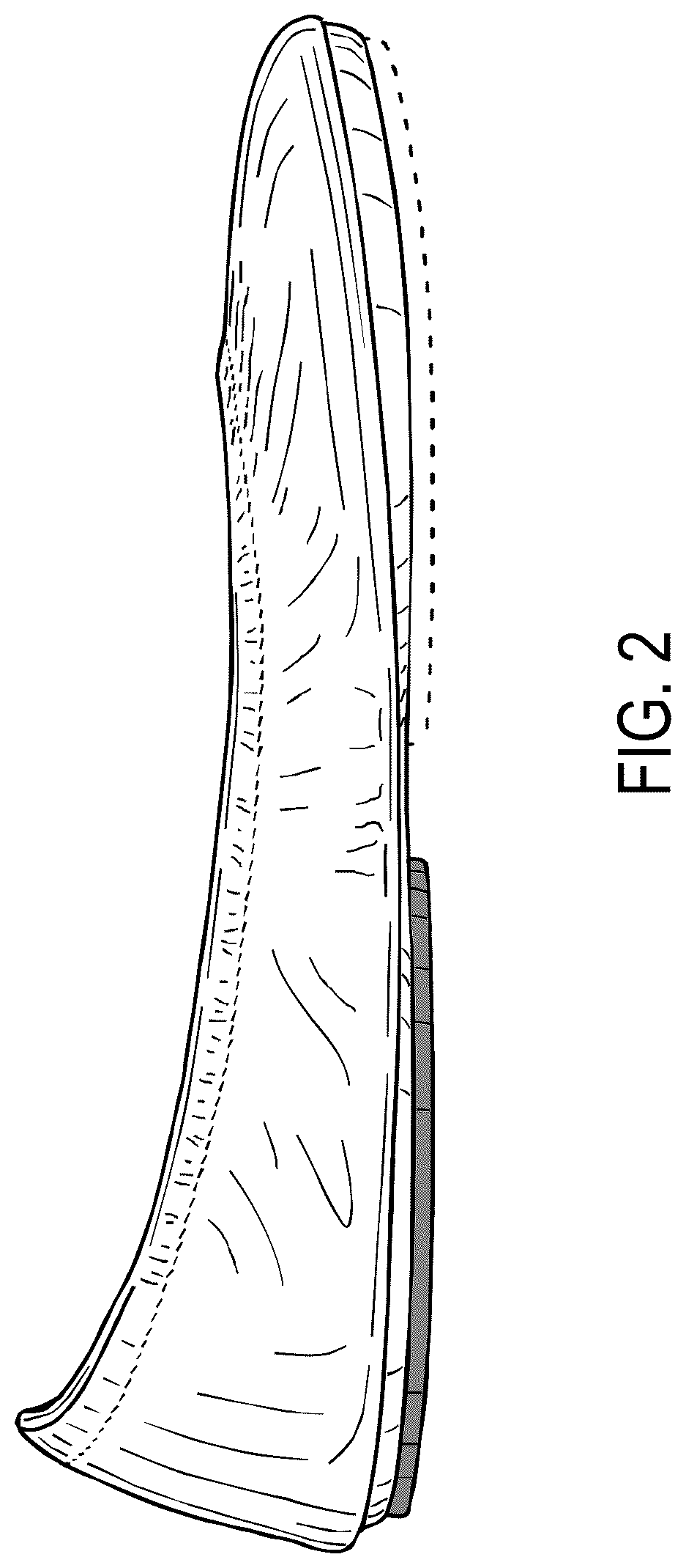 Patent USD1078240 Figure 2 – Shoe with outsole patch