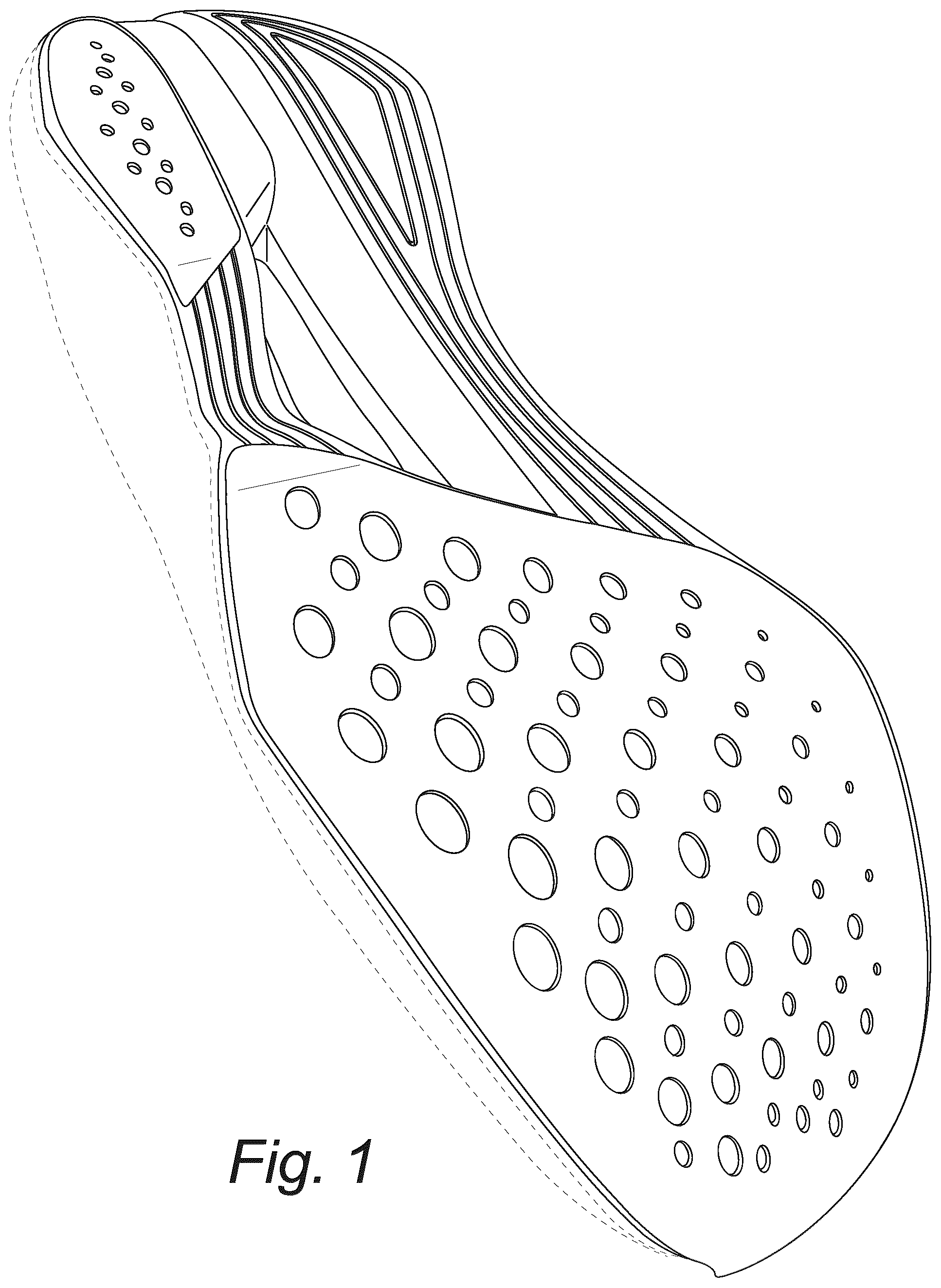 Patent USD1078241 — Footwear sole — Figure 1