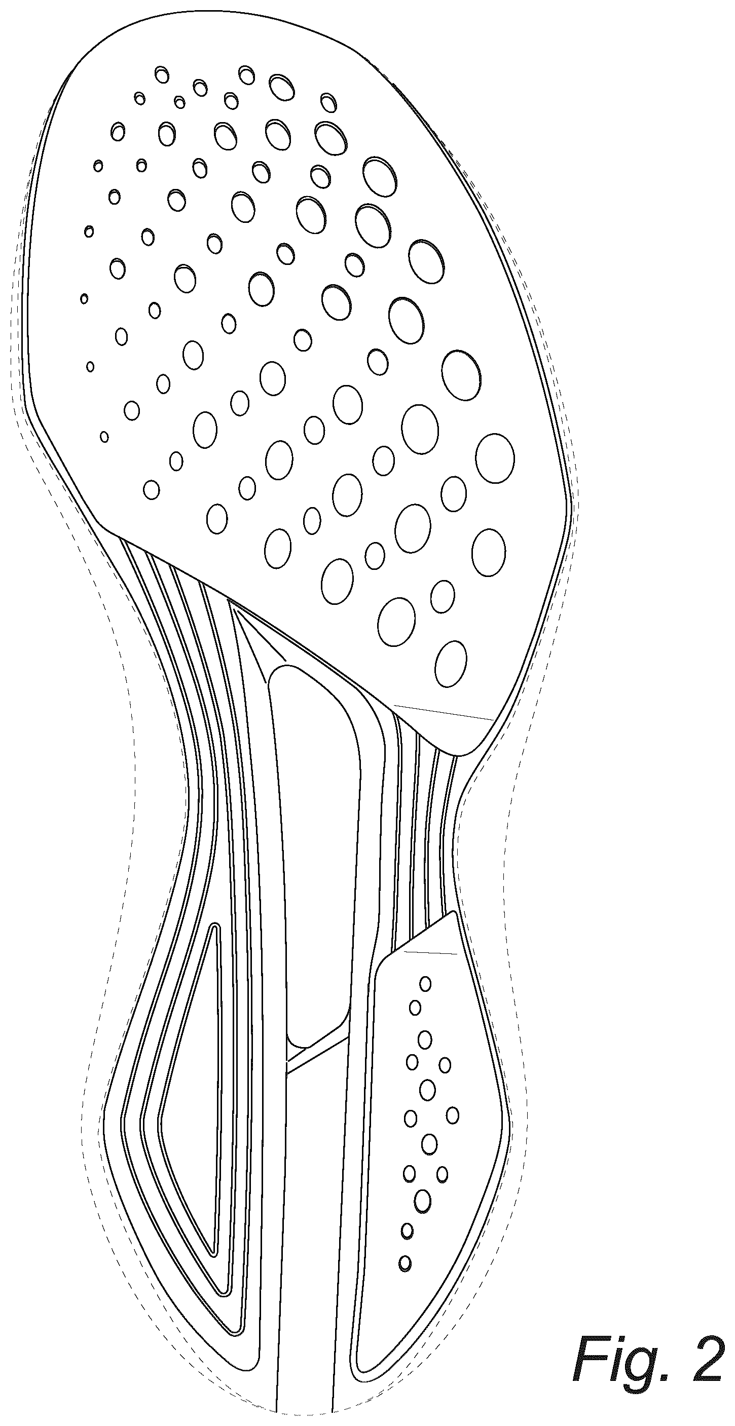 Patent USD1078241 Figure 2 – Footwear sole
